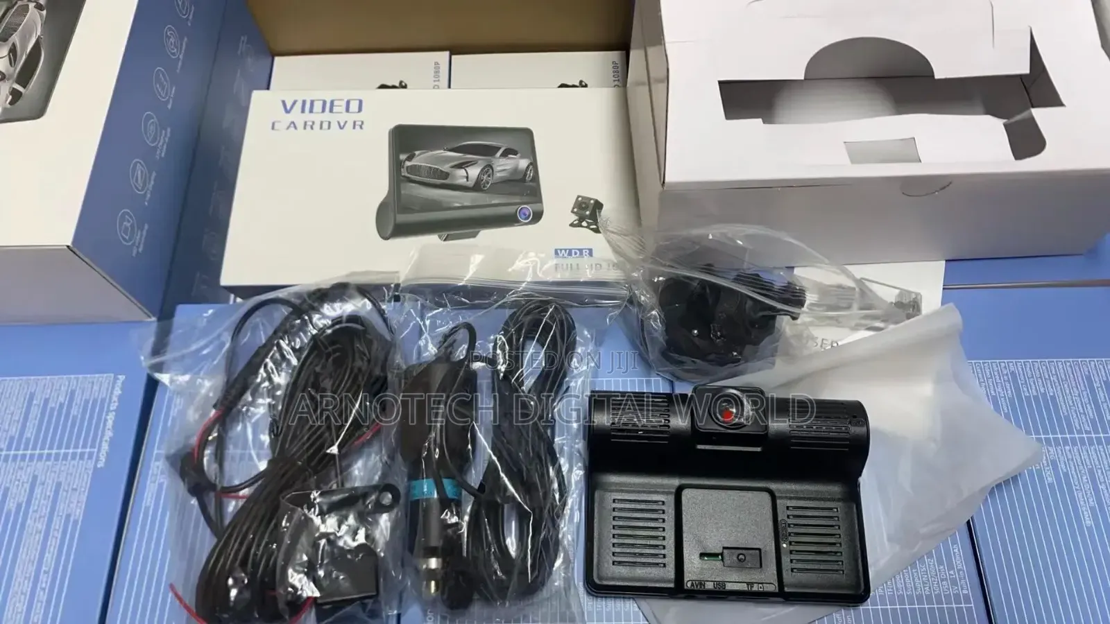 Three-Way High Definition 1080p Dashcam