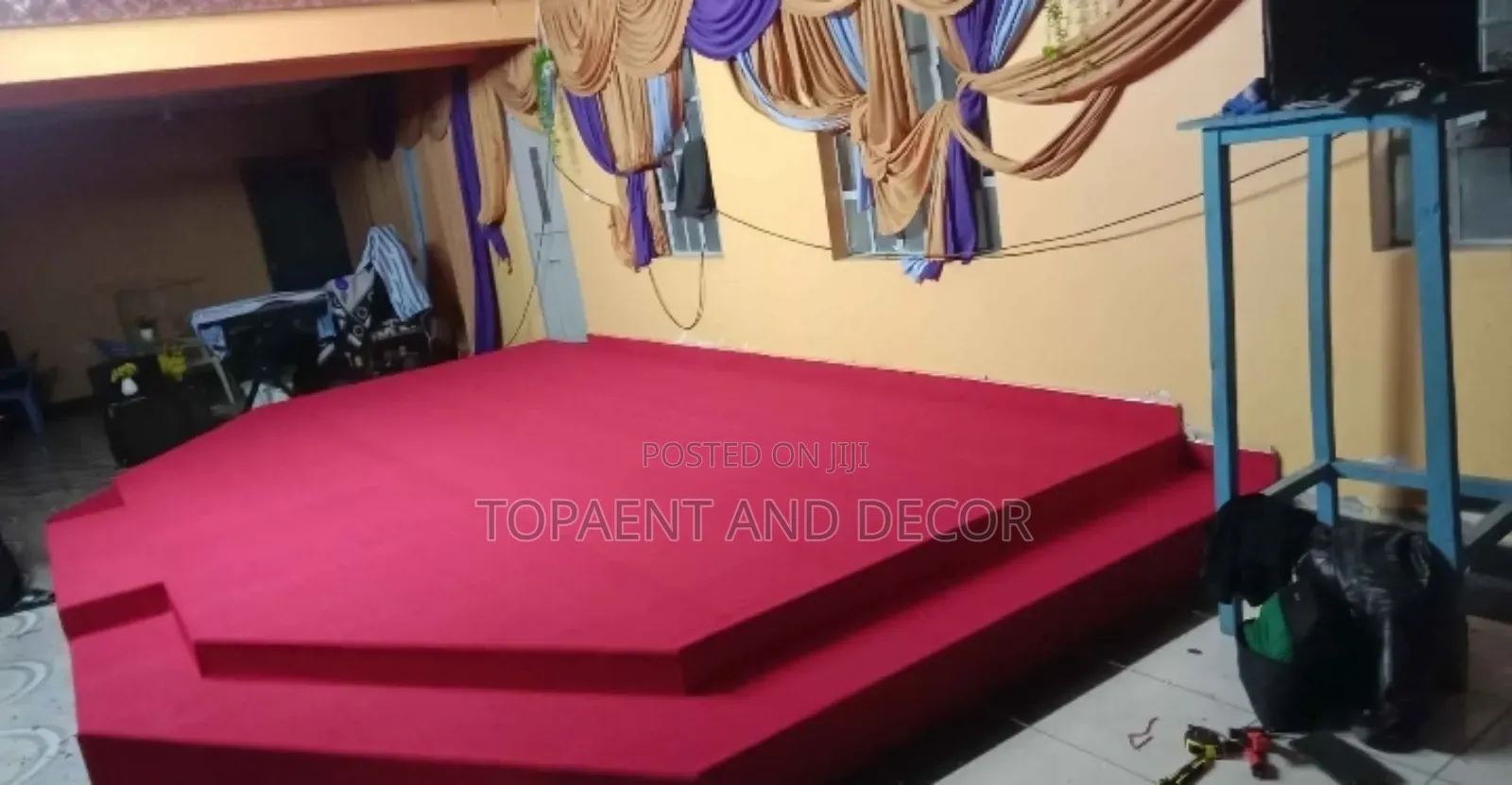 Anti Slip Backed Wall to Wall Church Mat
