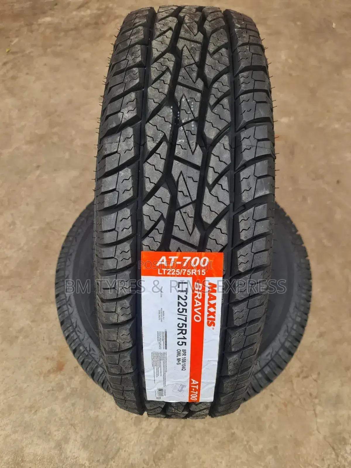 225 /75 R15 Maxxis at 771 (All Terrain)