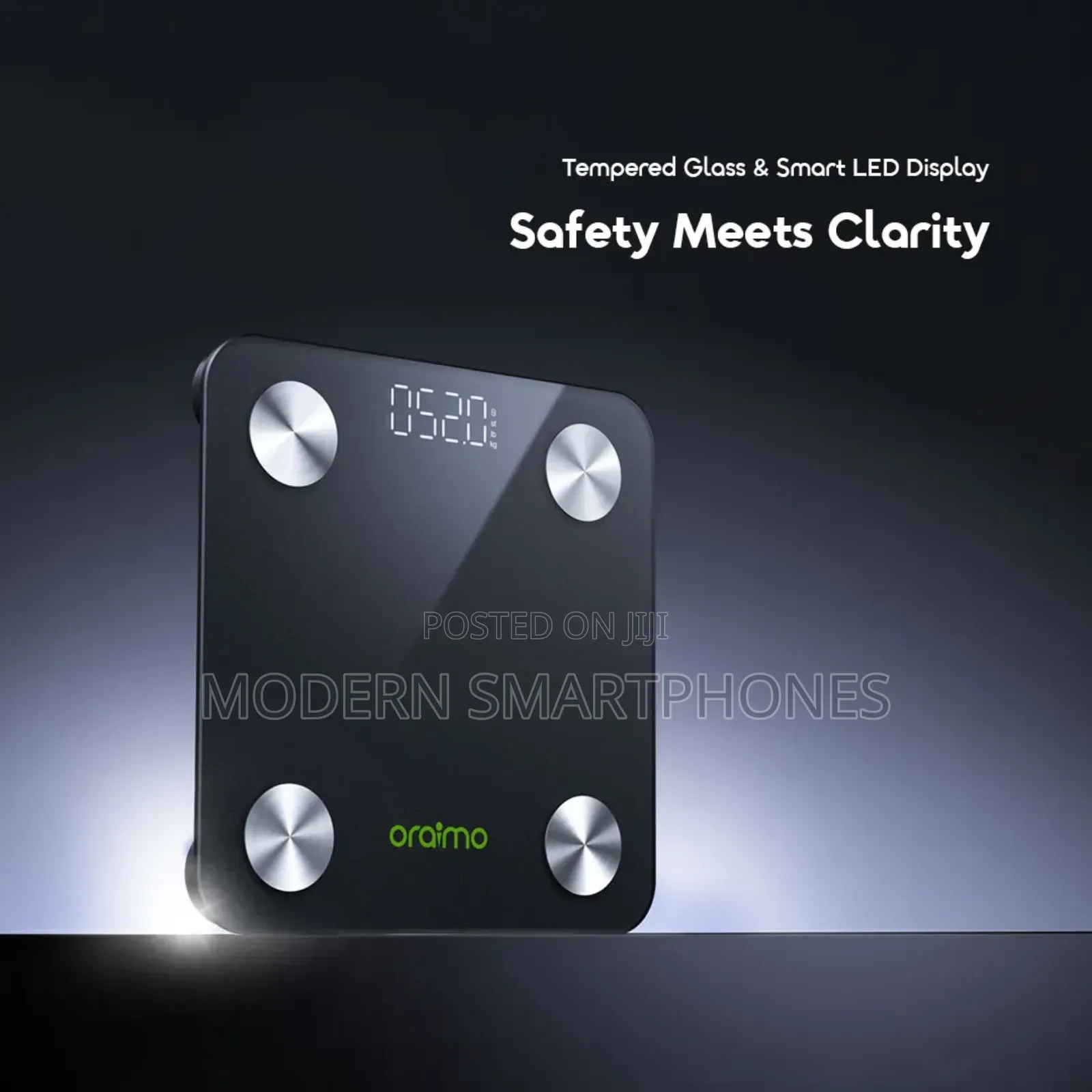 Oraimo Fitscale Smart Led Body Fat Scale
.
