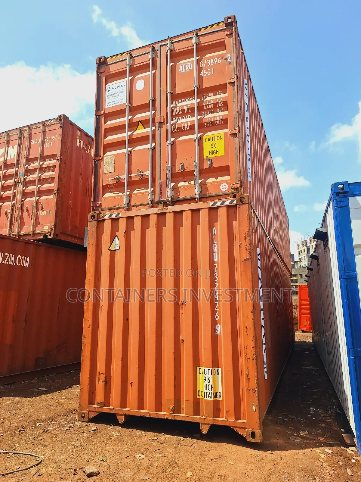 40ft Containers Available- We Organise Facilitatation Nationwide.