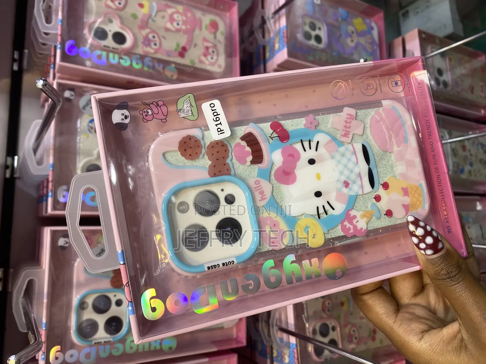 Sanriore Magsafe Case for iPhone 16 Pro Hello Kitty Design
