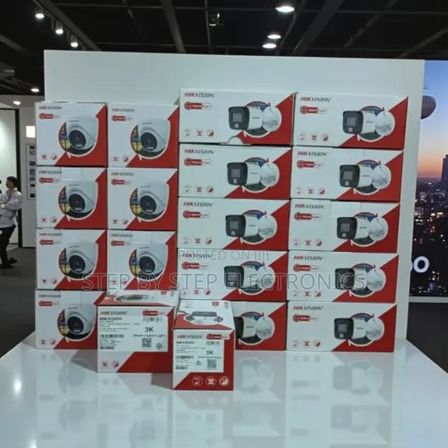 Hikvision 1080p Full Hd Smart Hybrid Light Voice Audio CCTV Cameras