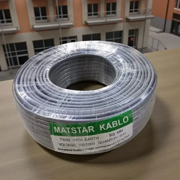 Heavy Duty 1.5mm Twin With Earth Electrical Wiring Cable PVC Cover