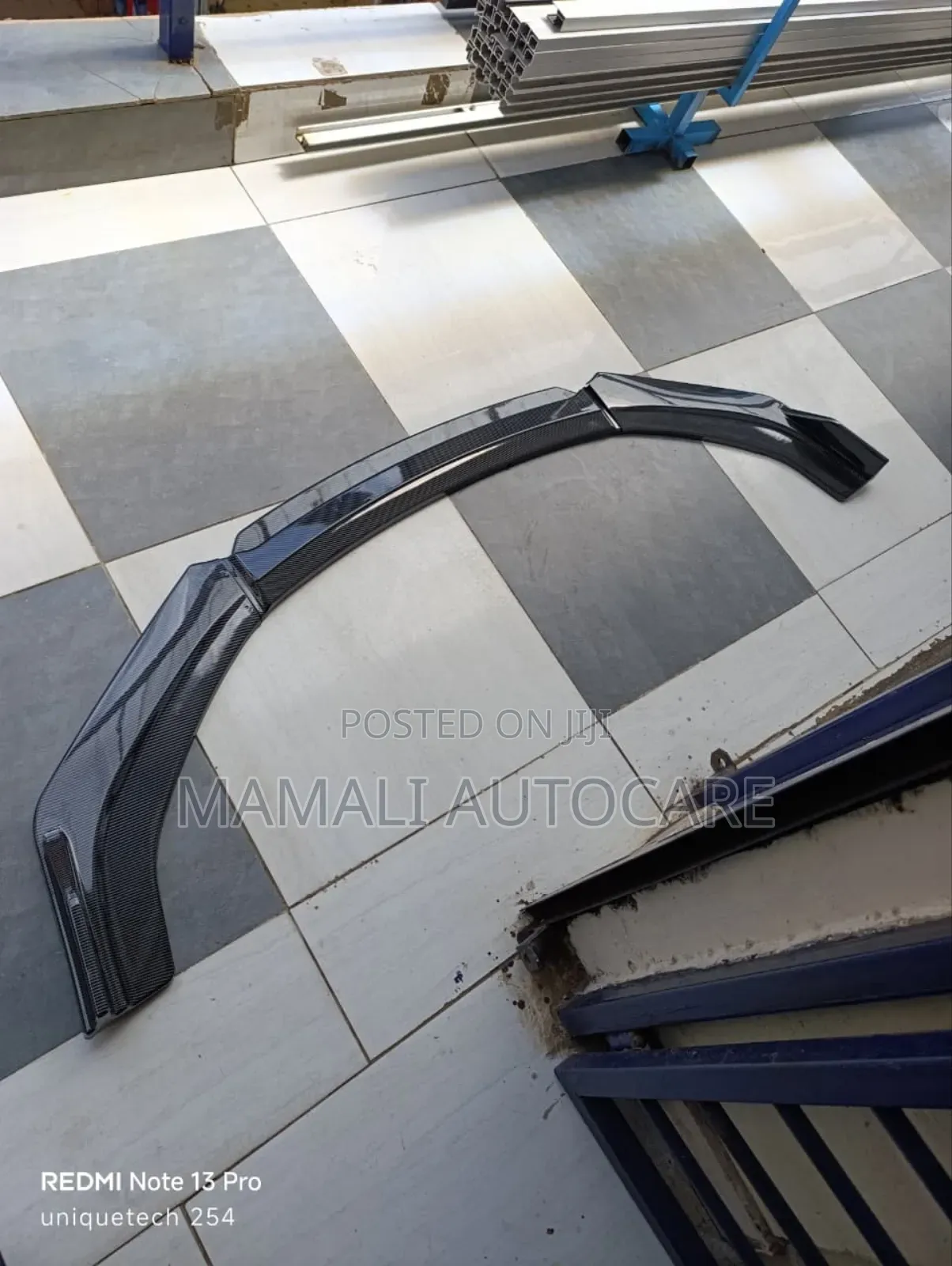 Universal Front Lip Splitter Carbon Fibre Design Car Accessory