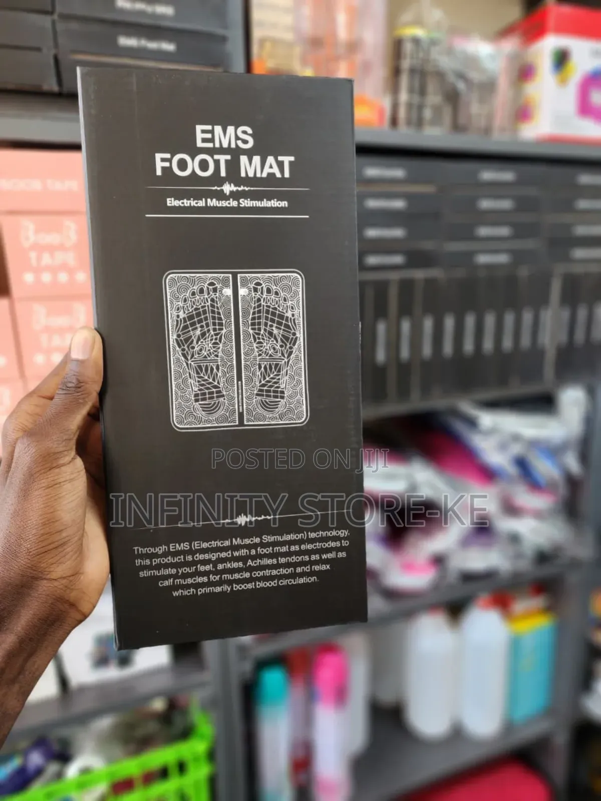 Premium Ems Foot Massager With Electrode Pads