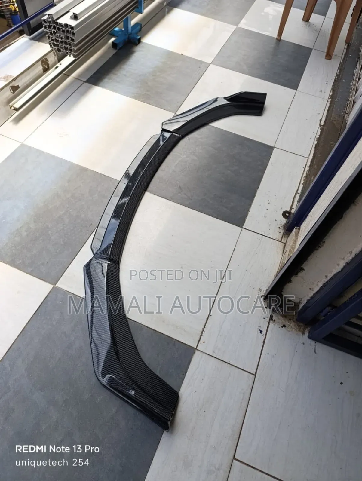 Carbon Fibre Universal Car Front Lip Splitter Guard