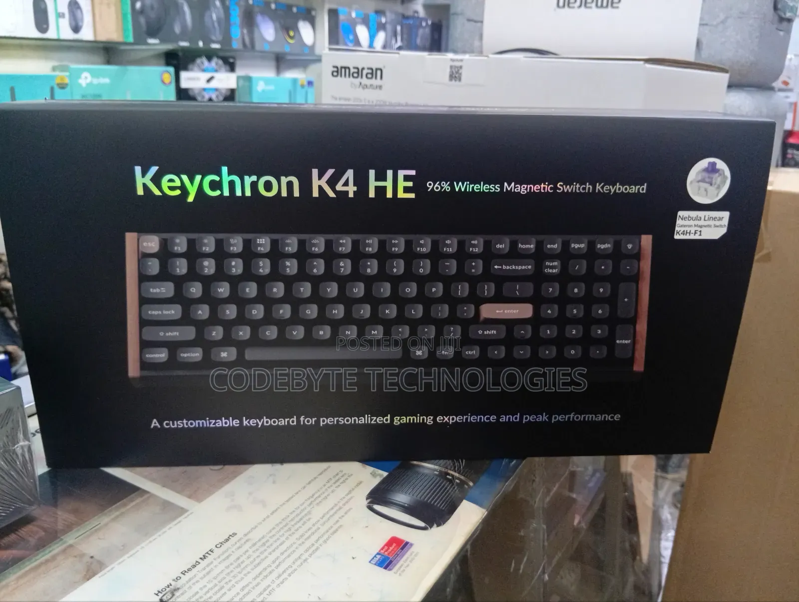  He^Keychron He Compact Hall Effect Wireless Mechanical Keyboard