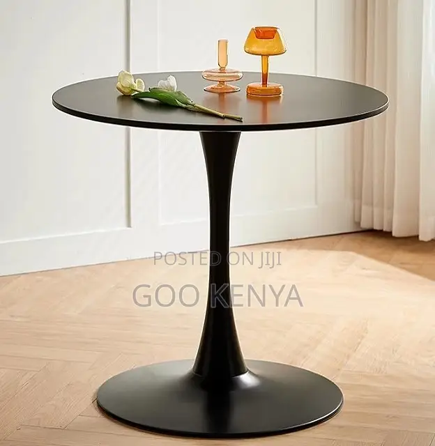 Home Table; Outdoor Balcony Table With Sturdy Horn Footstand Design