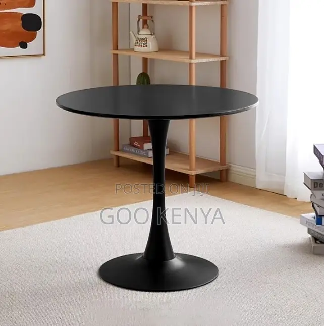 Home Table; Outdoor Balcony Table With Sturdy Horn Footstand Design