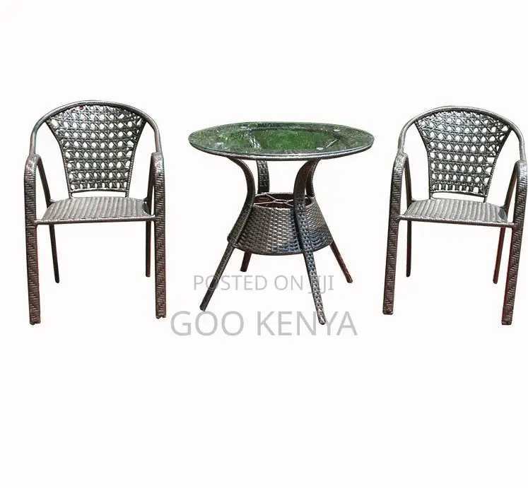 Outdoor Dining Set; All-Weather Patio Rattan Dining Set for Outdoor