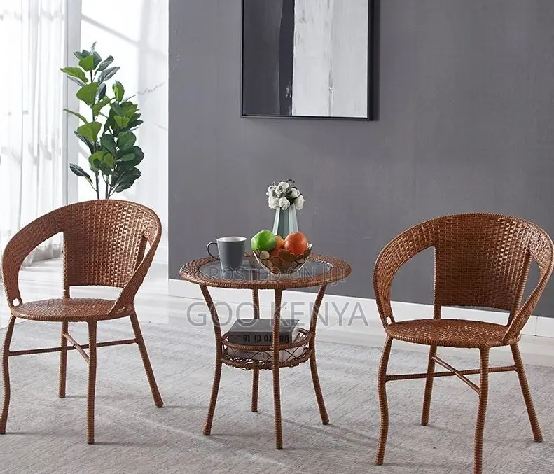 Home Dining Set; Budget-Friendly Patio 2-Seater Set for Backyard