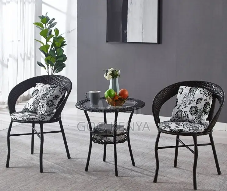 Home Dining Set; Budget-Friendly Patio 2-Seater Set for Backyard