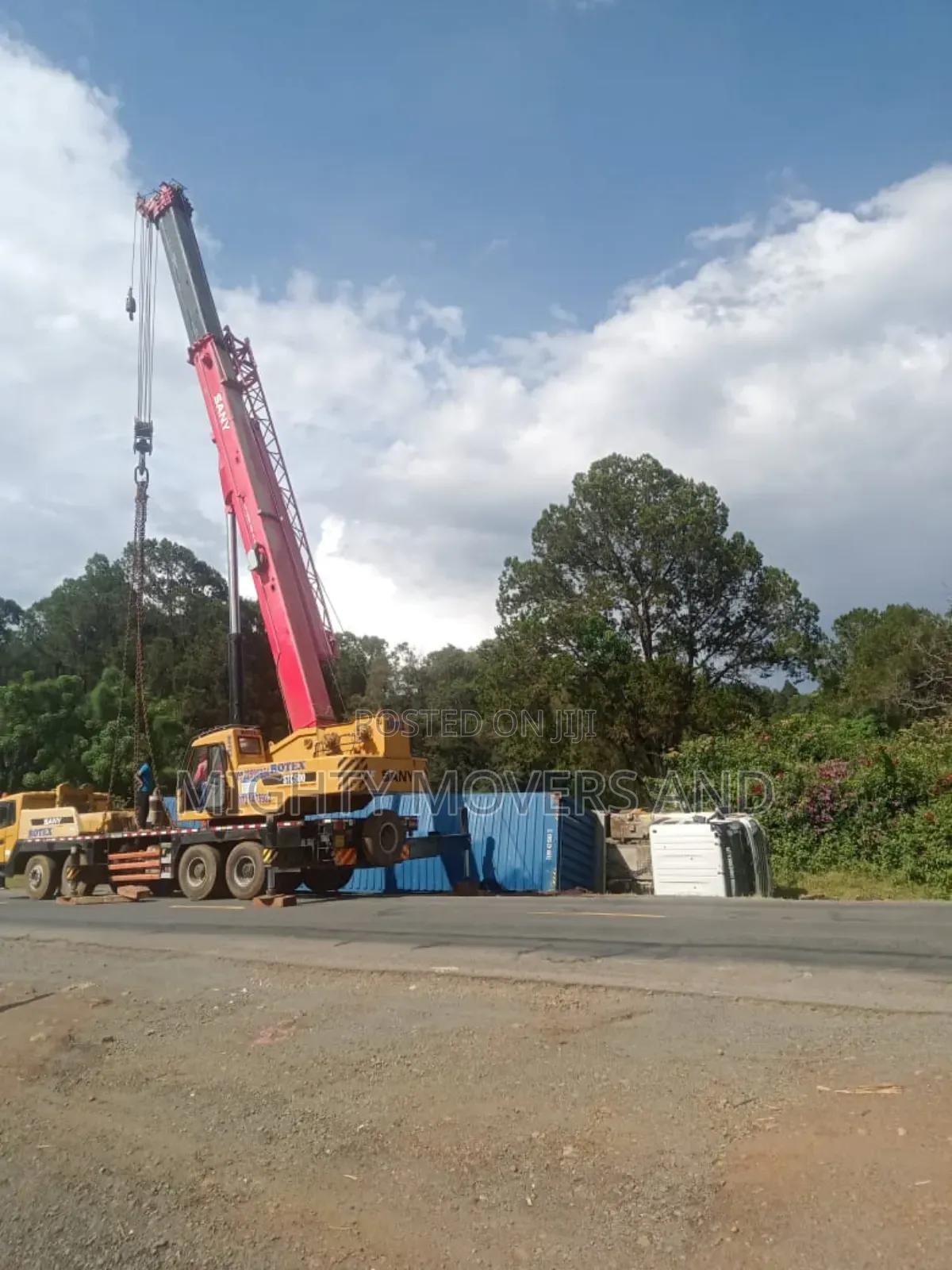 Crane for Hoisting Services Available.
