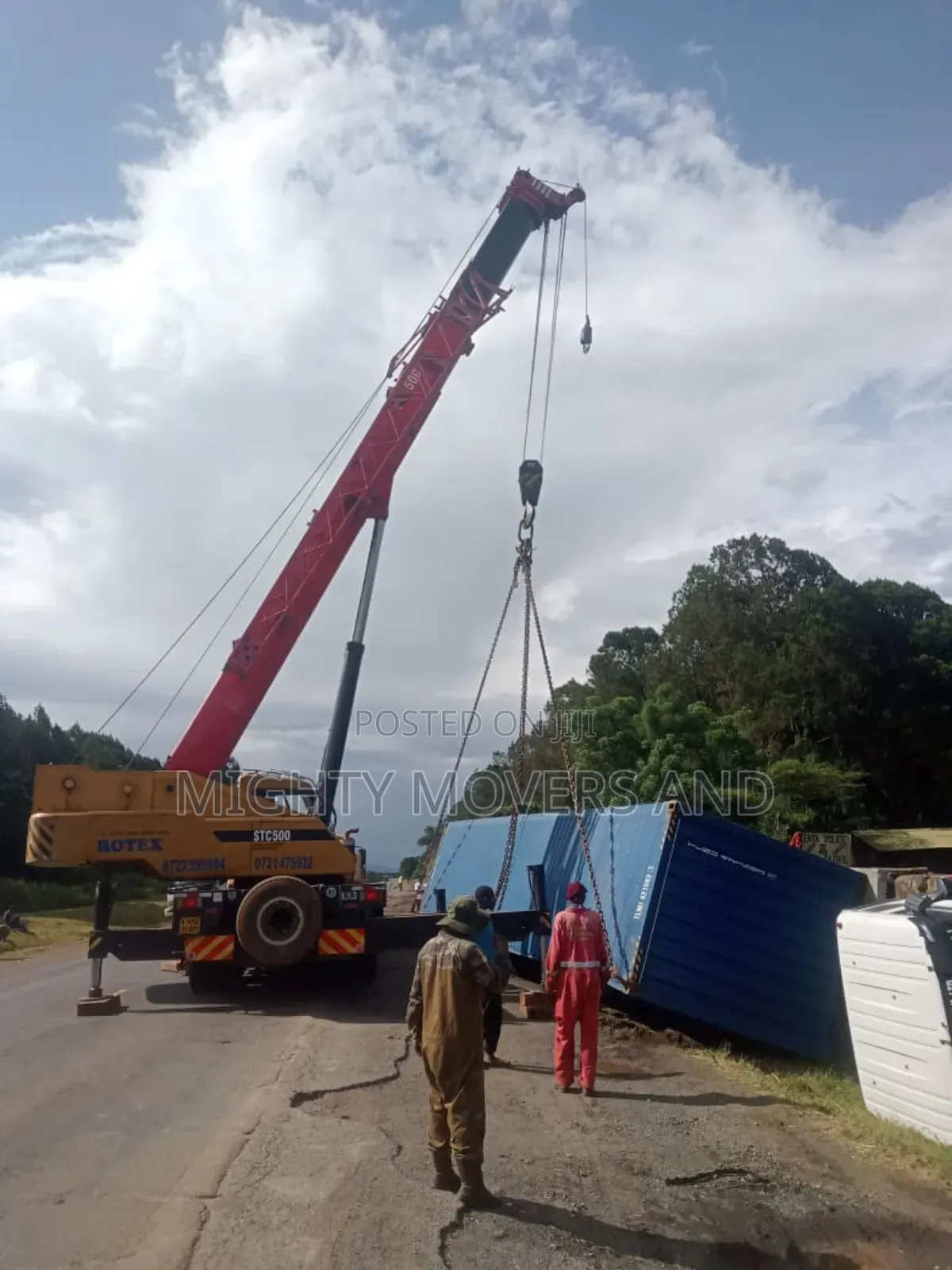 Crane for Hoisting Services Available.