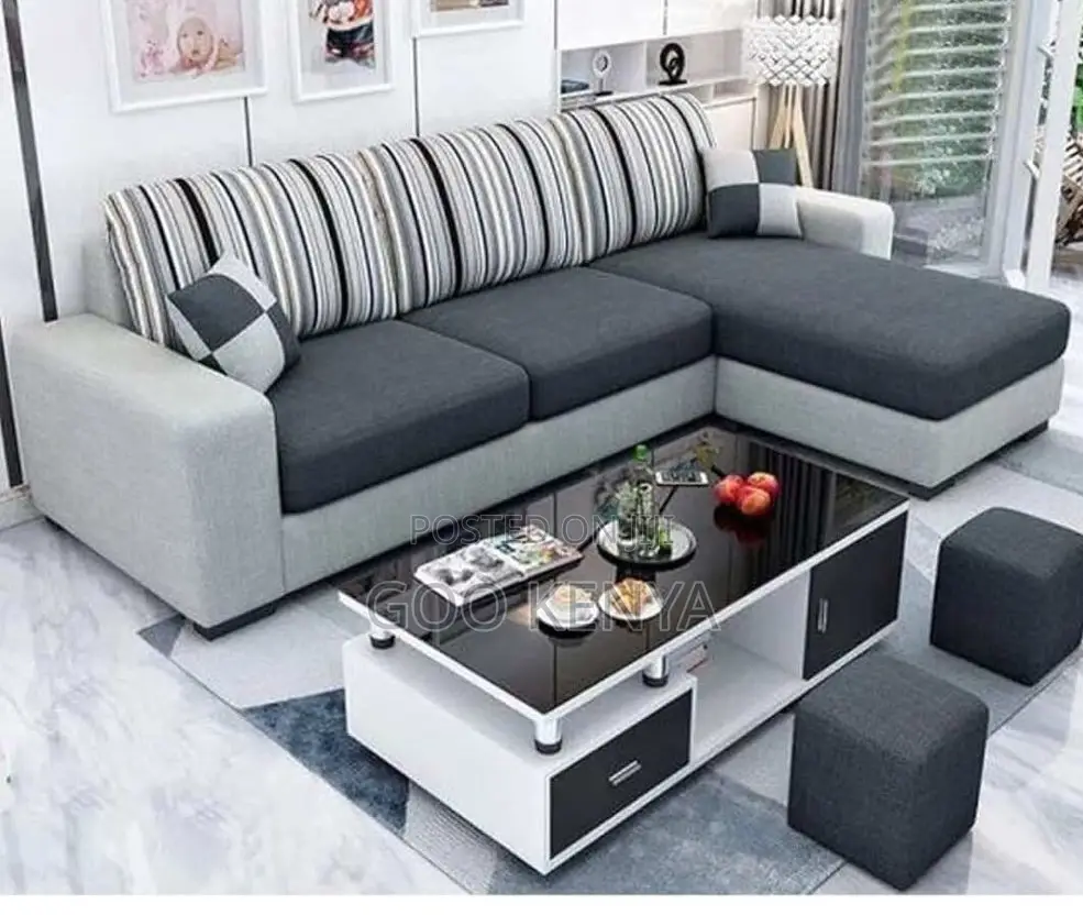 Home Sofa; Large Luxury 7-Seater L-Shaped Couch for Family Lounge