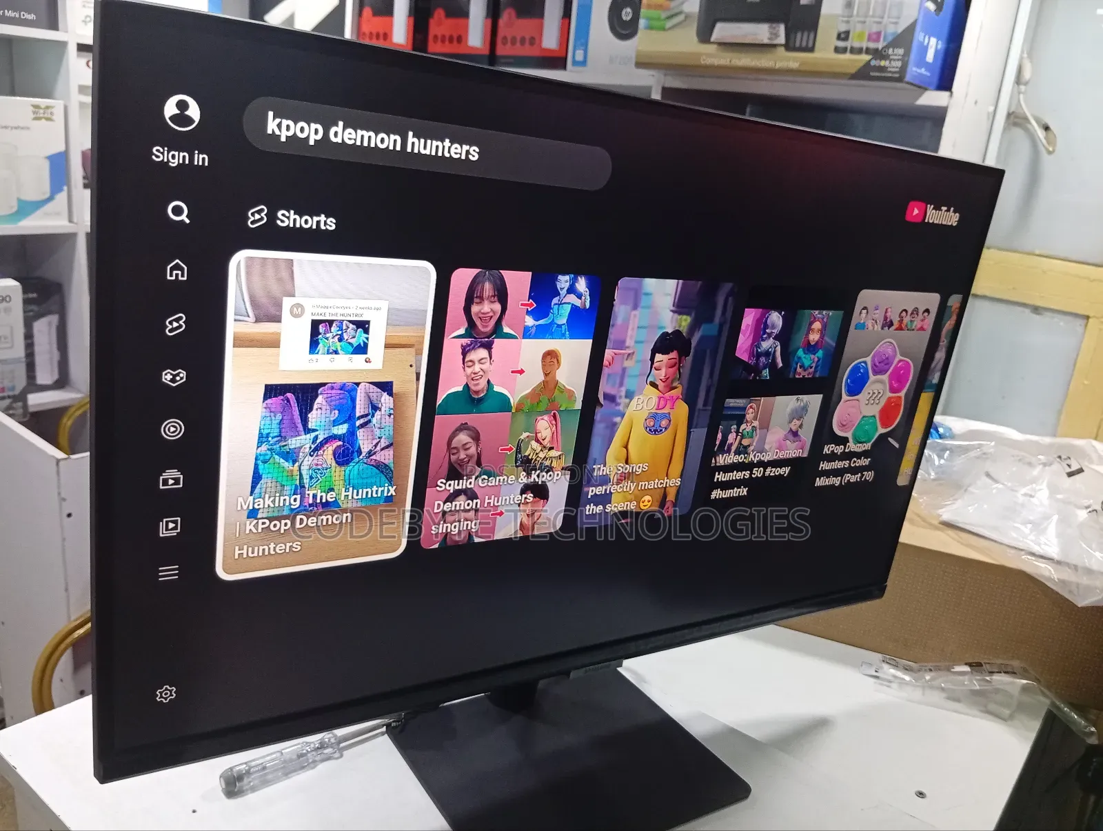 Samsung Smart Monitor M5 27′′-Ls27dm500emxue
