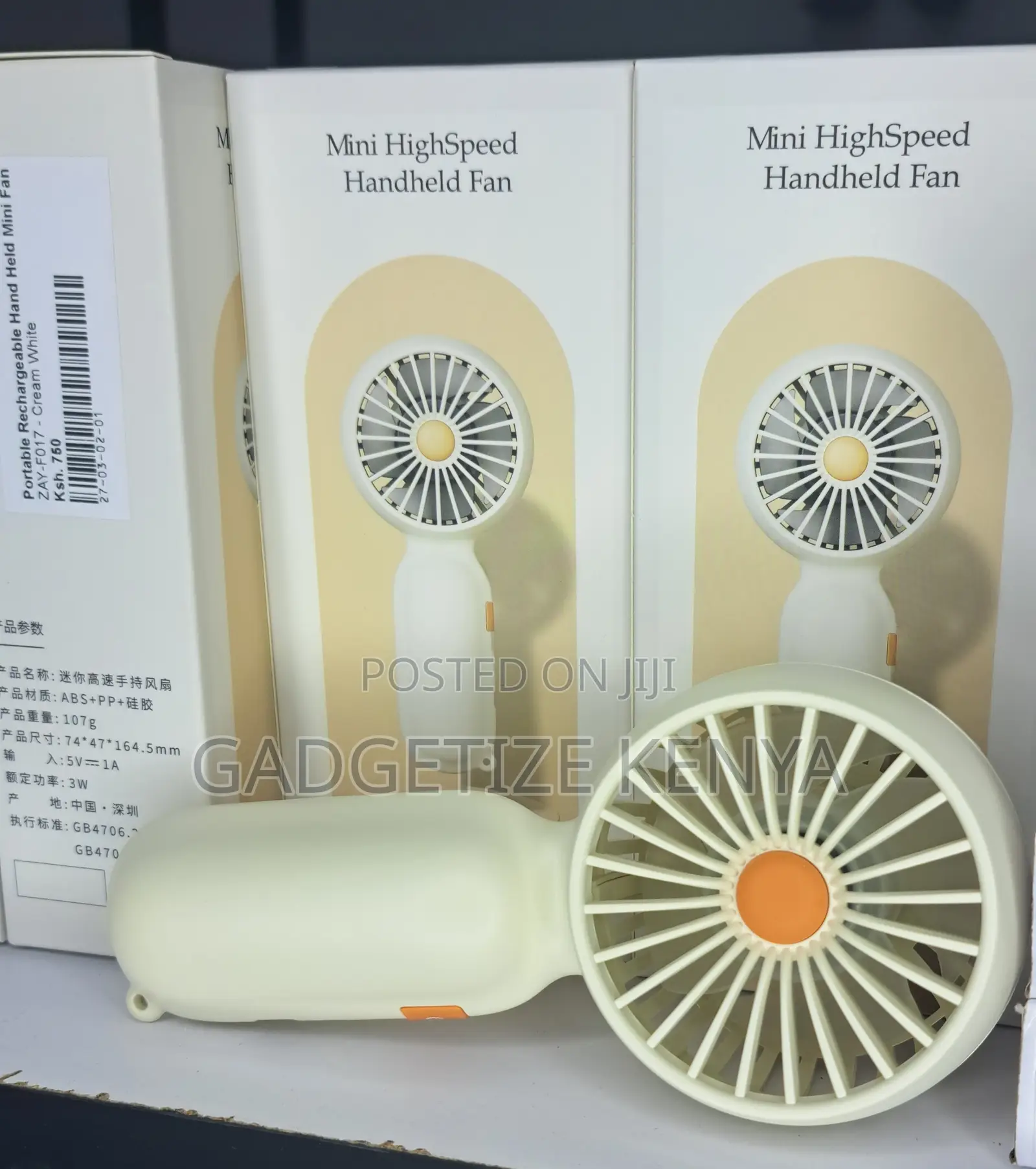 Portable Rechargeable Hand Held Mini Fan