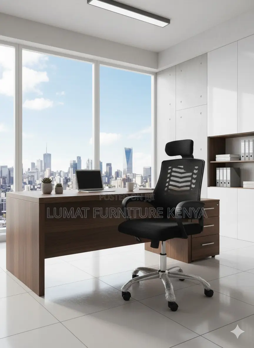 Premium Mesh Chair With Headrest