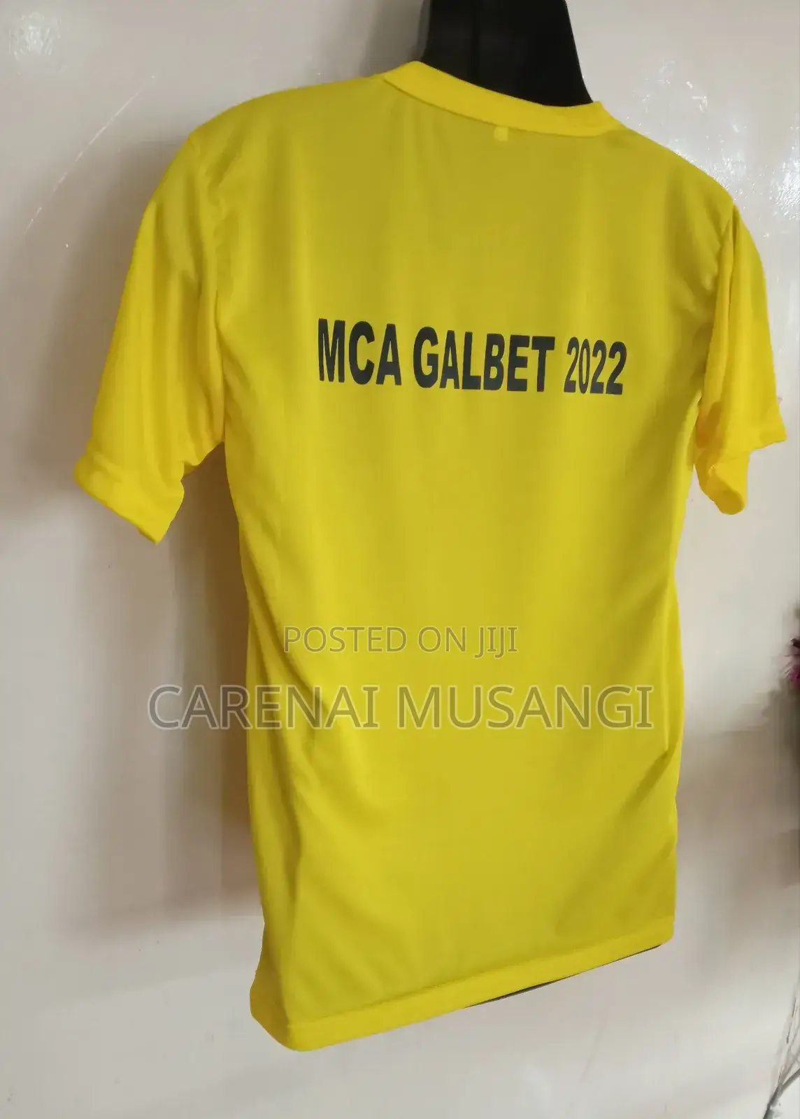 Yellow Polyester Promotion T-Shirts