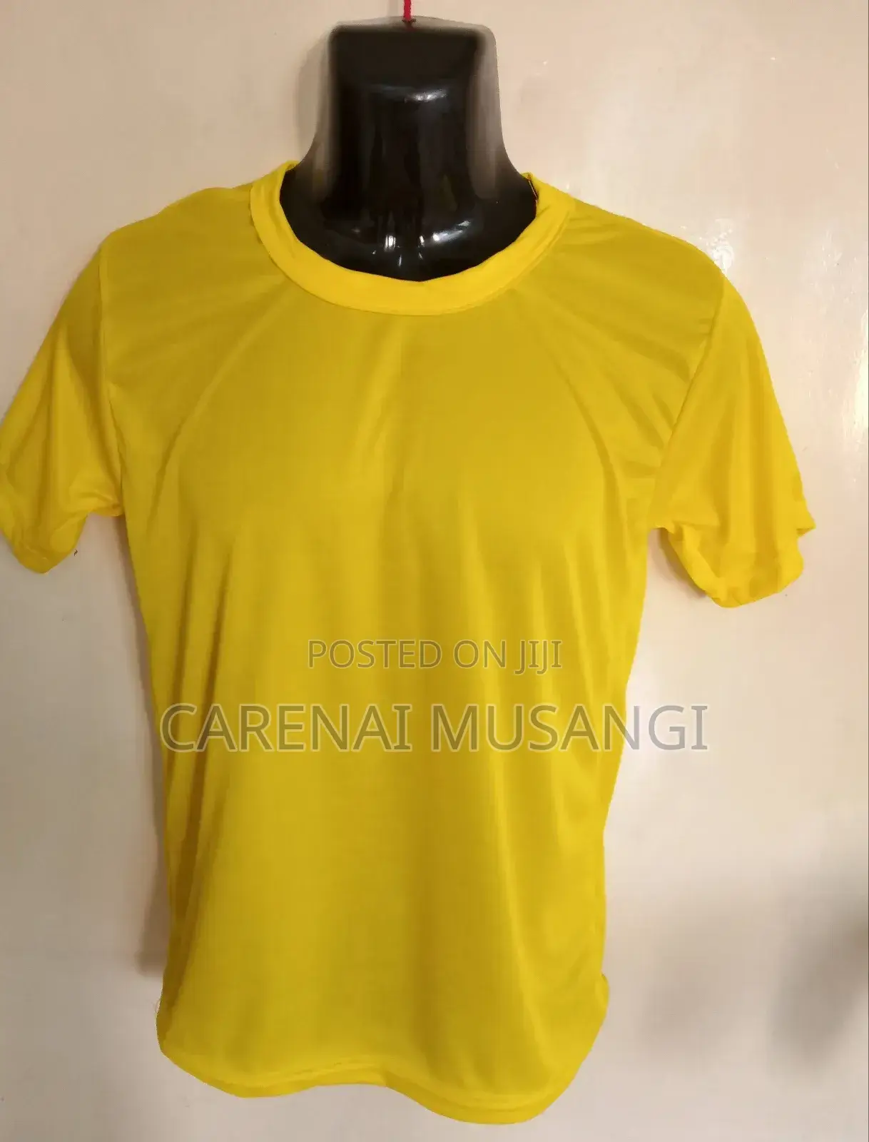 Yellow Polyester Promotion T-Shirts