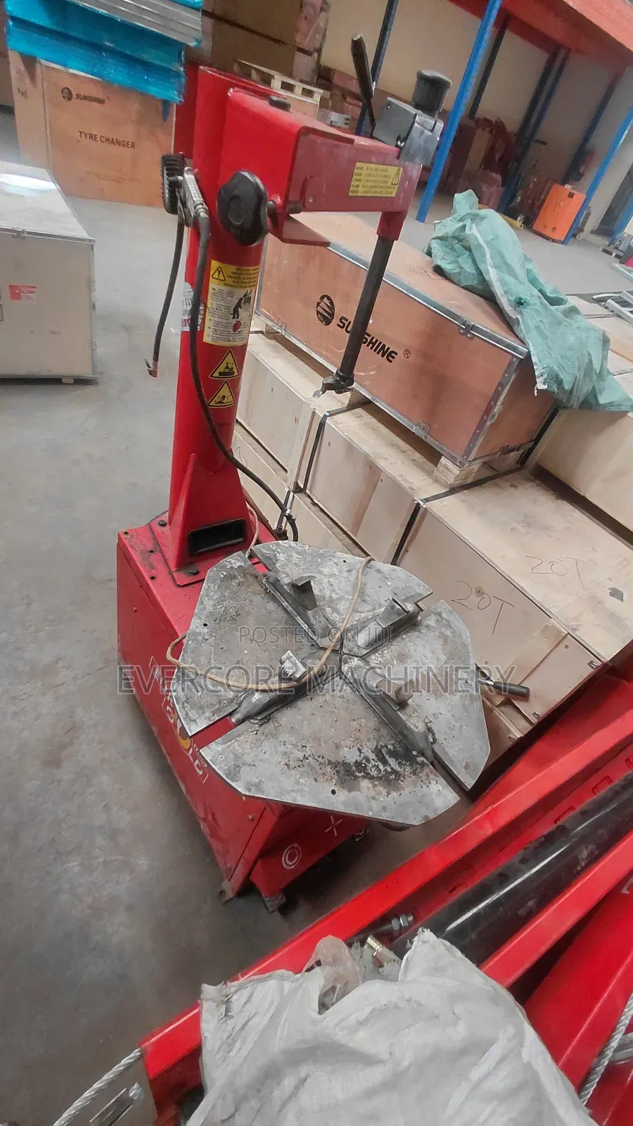 Slightly Used Electric Tyre Changer Machine Single Phase.