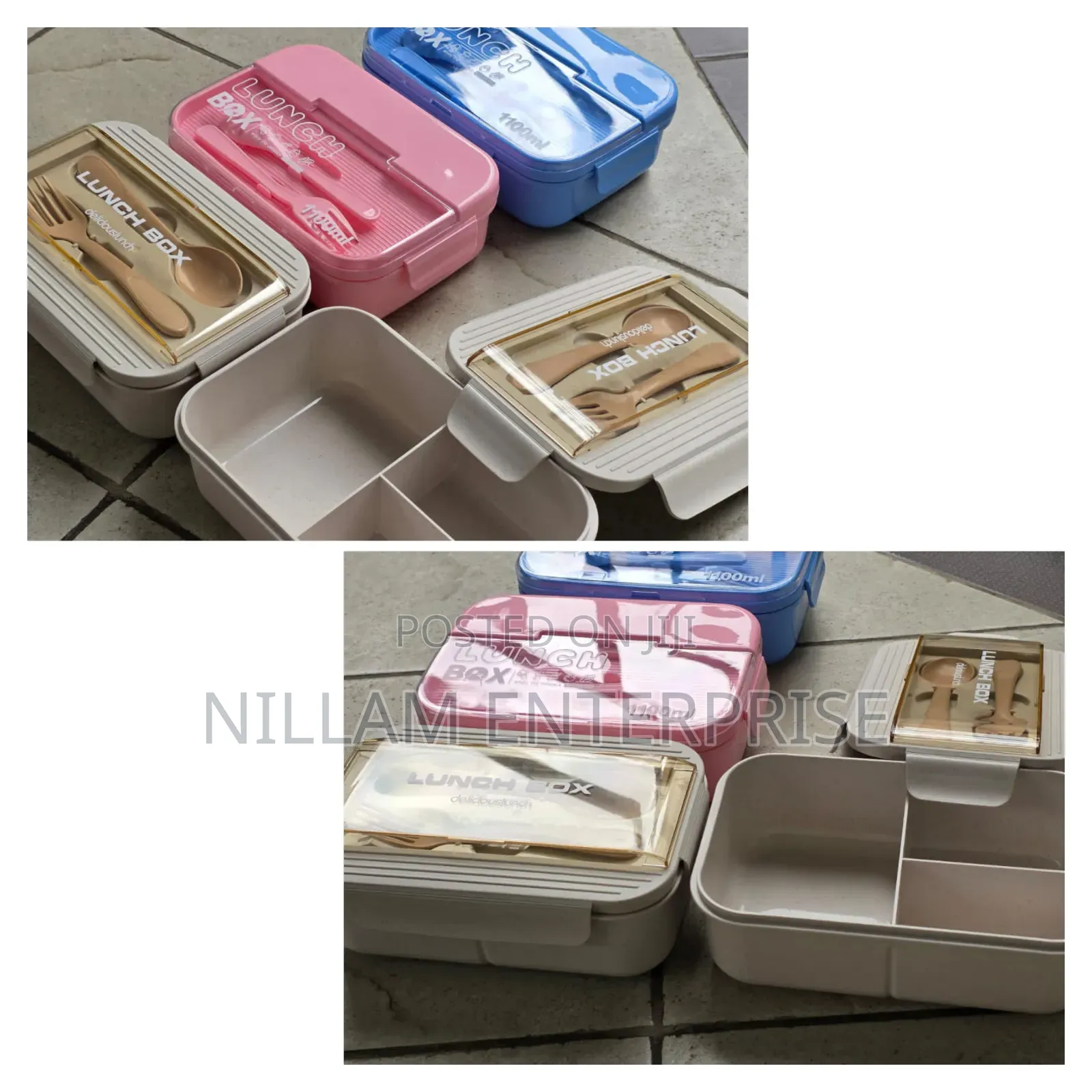 Bento Lunch Box With 3 Compartment