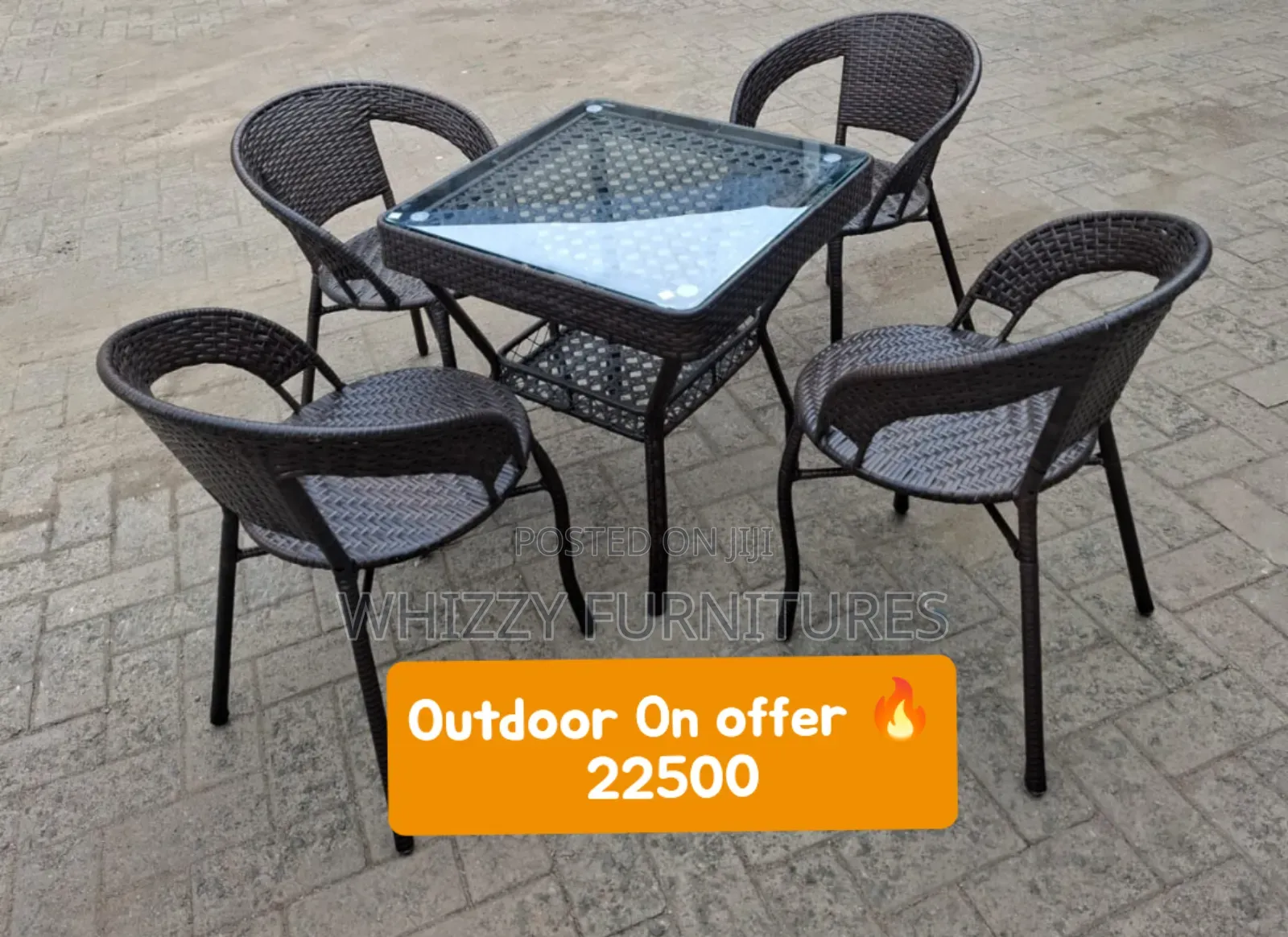Brown Outdoor Set