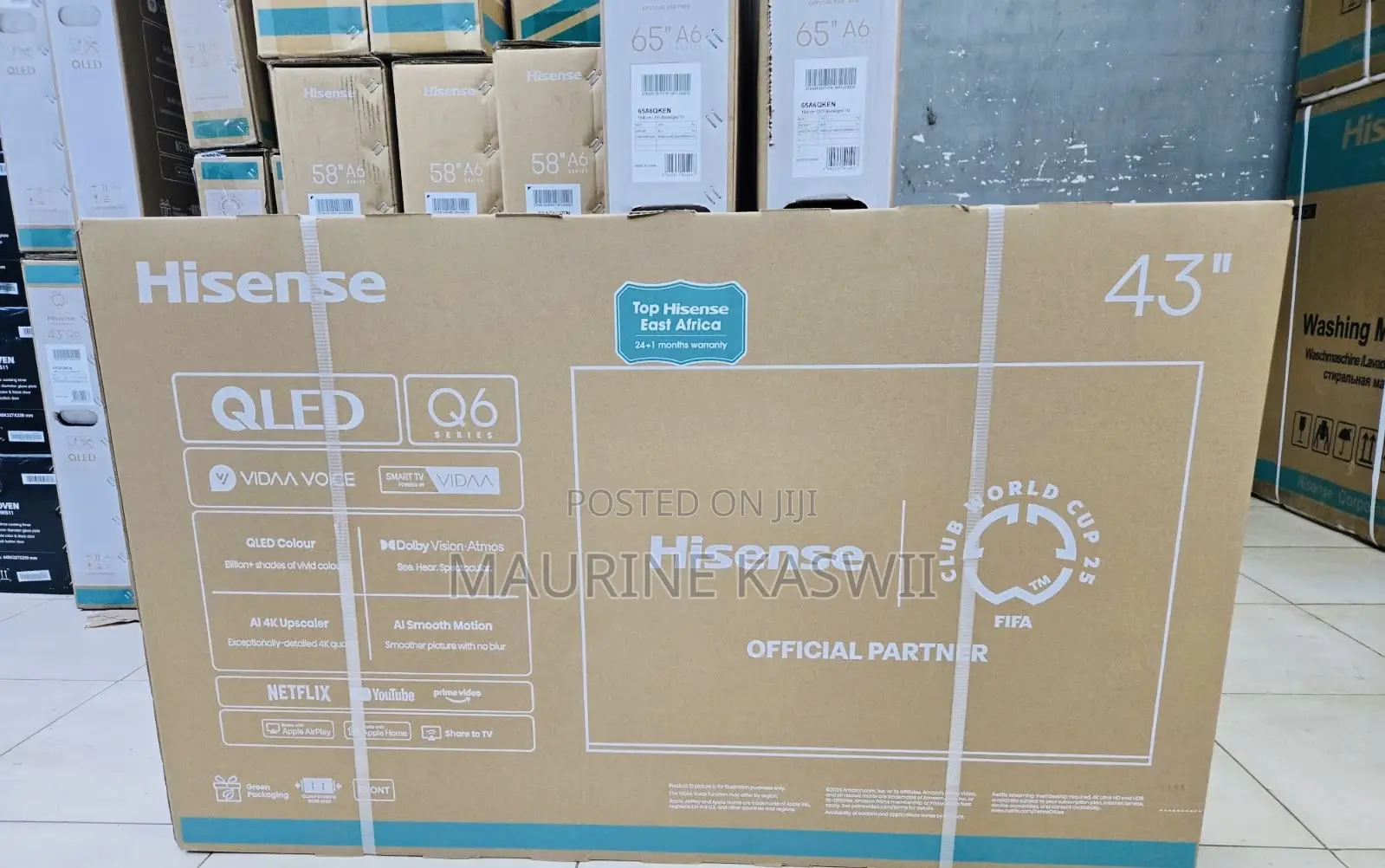 Hisense 43 Inch Qled Smart -43q6ken