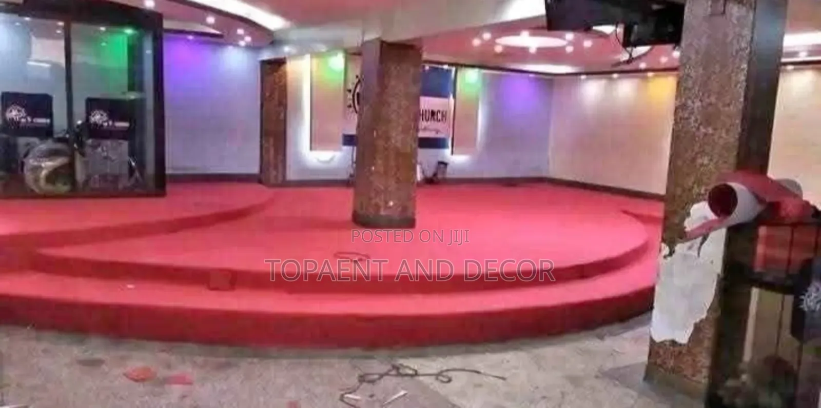 Quality Church Pulpit Wall to Wall Carpet Installation Services