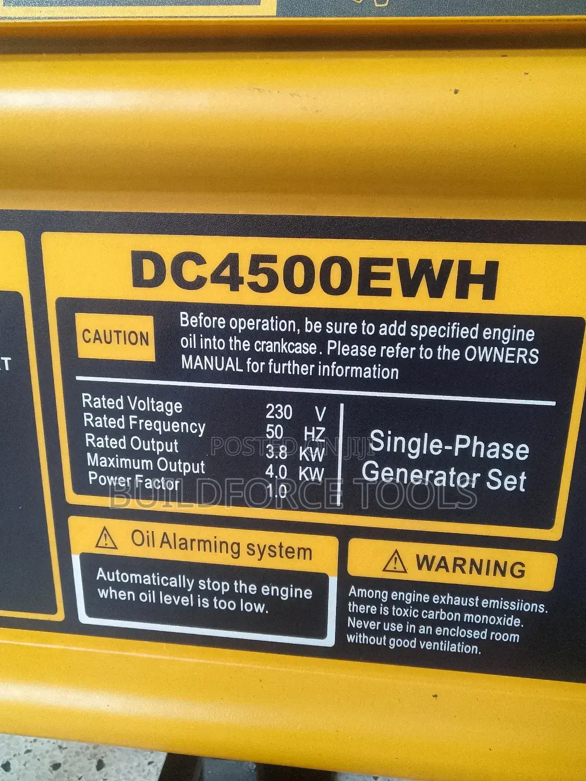 Daichi 4.0kw Power Generator