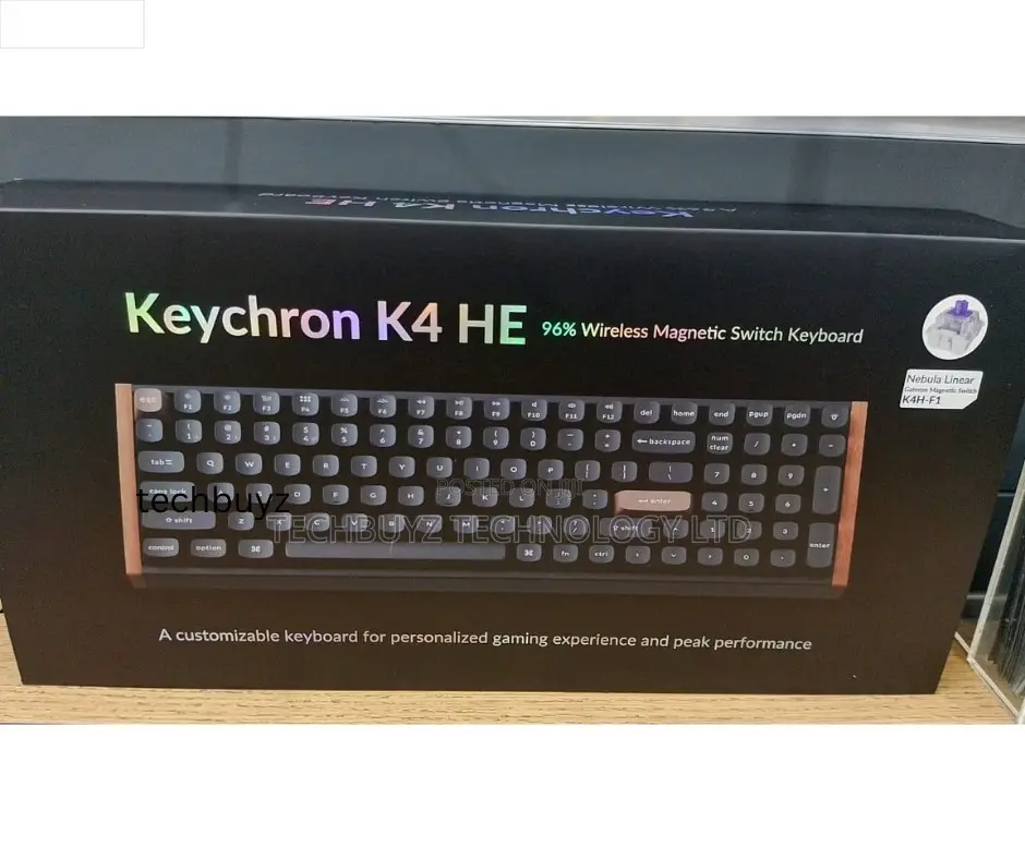 Keychron K4 He Qmk Wireless Gaming Custom Mechanical Keyboard,