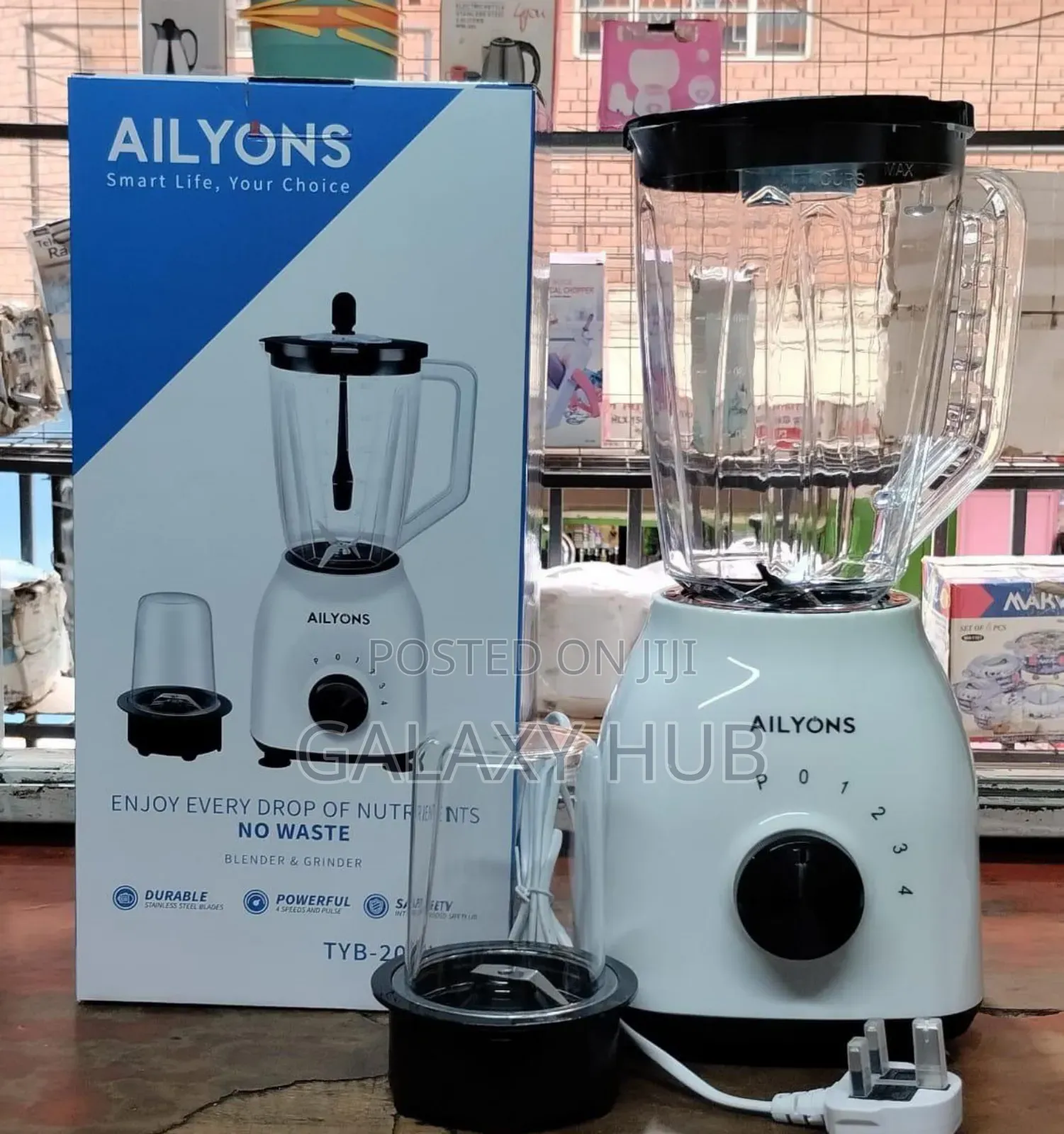 Ailyons 2 In 1 Blender