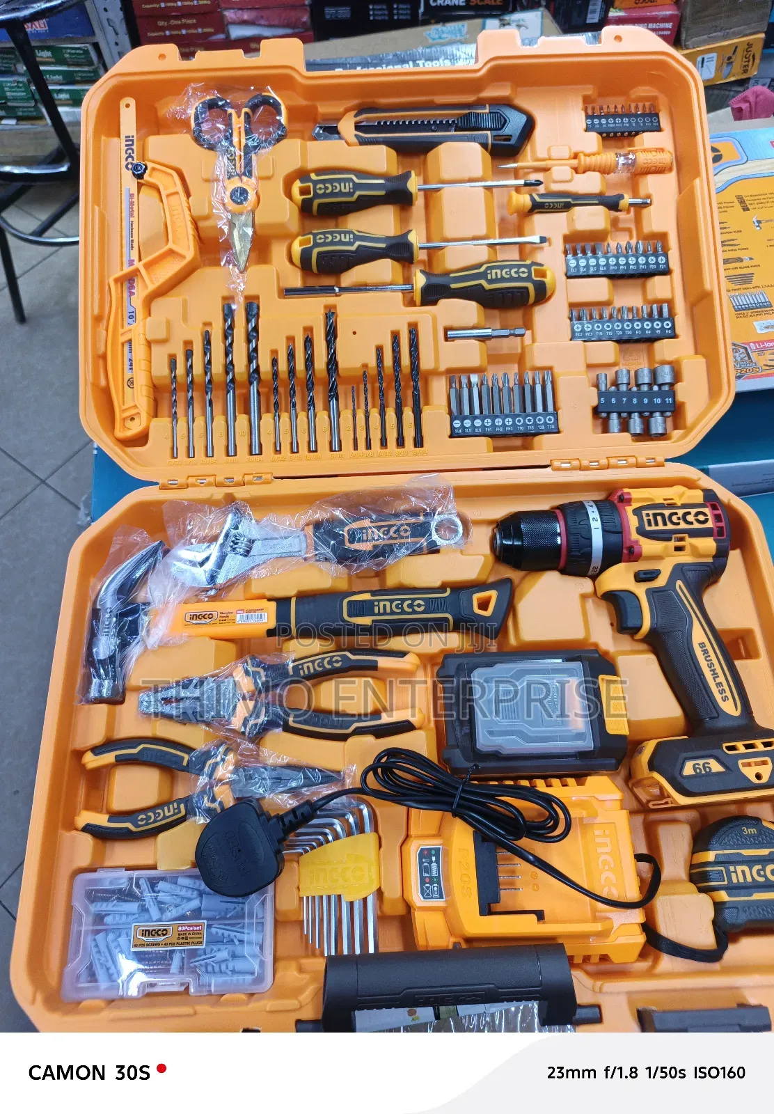 Ingco Cordless Drill Set