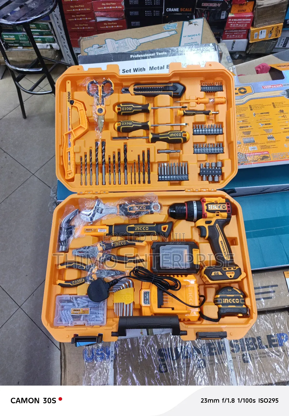 Ingco Cordless Drill Set