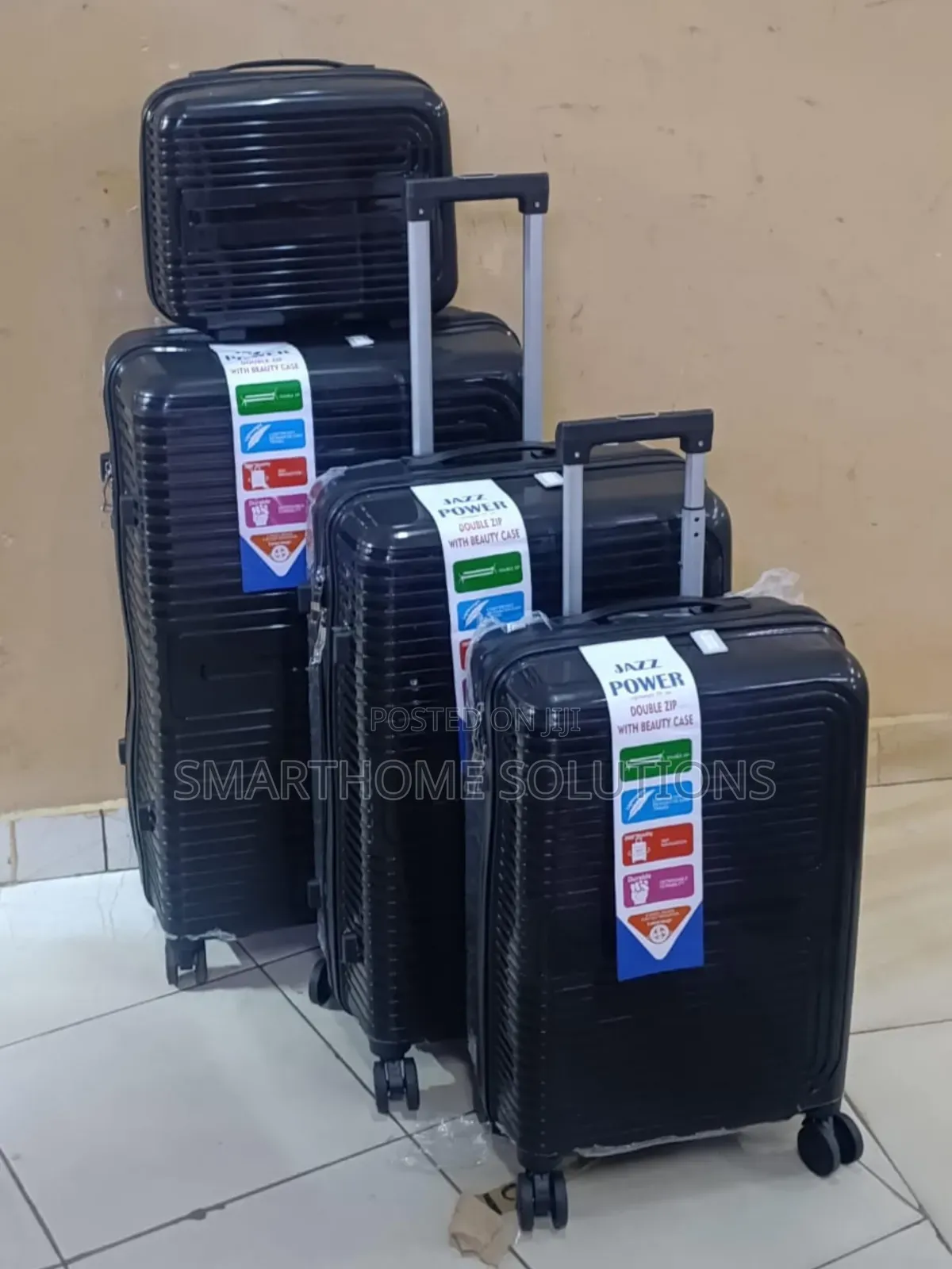 4 In 1 Laxurious Rubber Suitcase Briefcase Travel Bag At