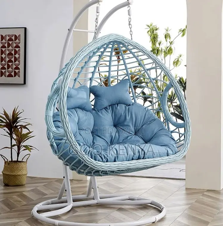 Home Chair; Double Hanging Bird’S Nest Chair for Courtyard and Garden