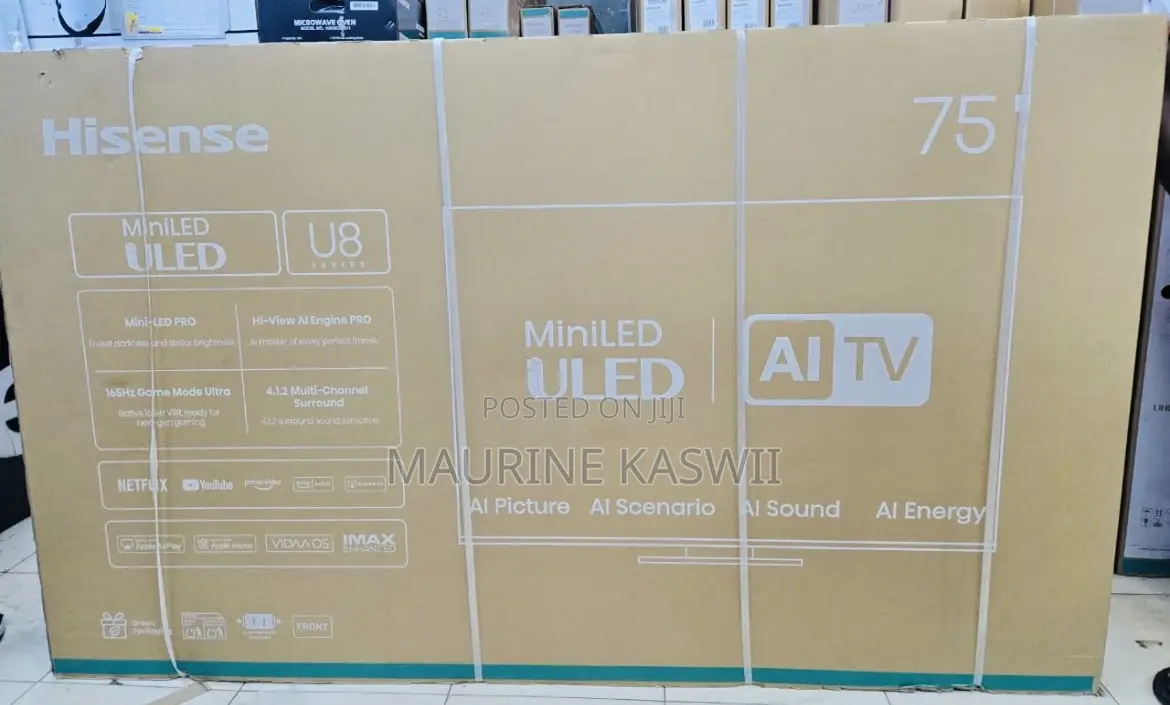 Hisense 75u7nken Mini-Led Uled With Ai