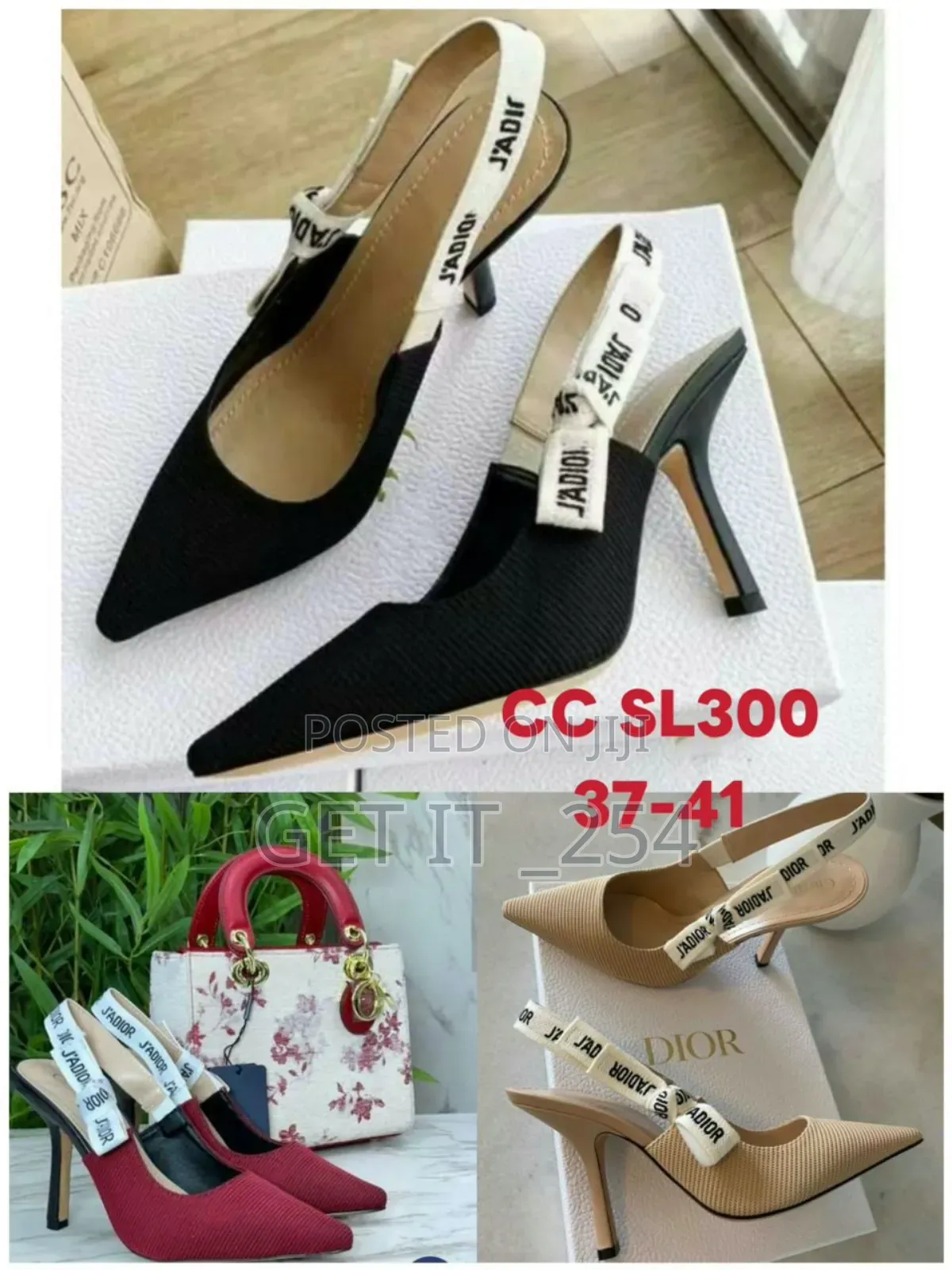 J’Adior Heels
Black Beige And Wine
37,38,39,40,41
