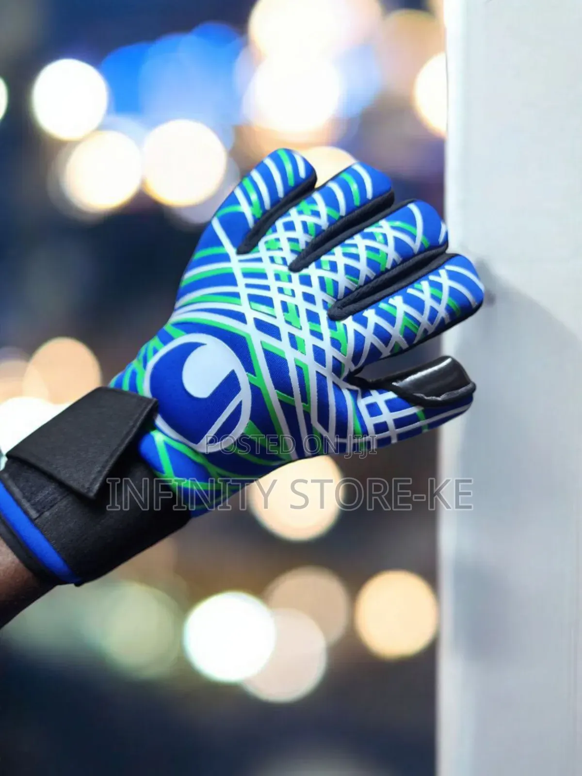 Uhlsport Goalkeeper Gloves – Blue, Red, Black (Size 9, 10, 11)