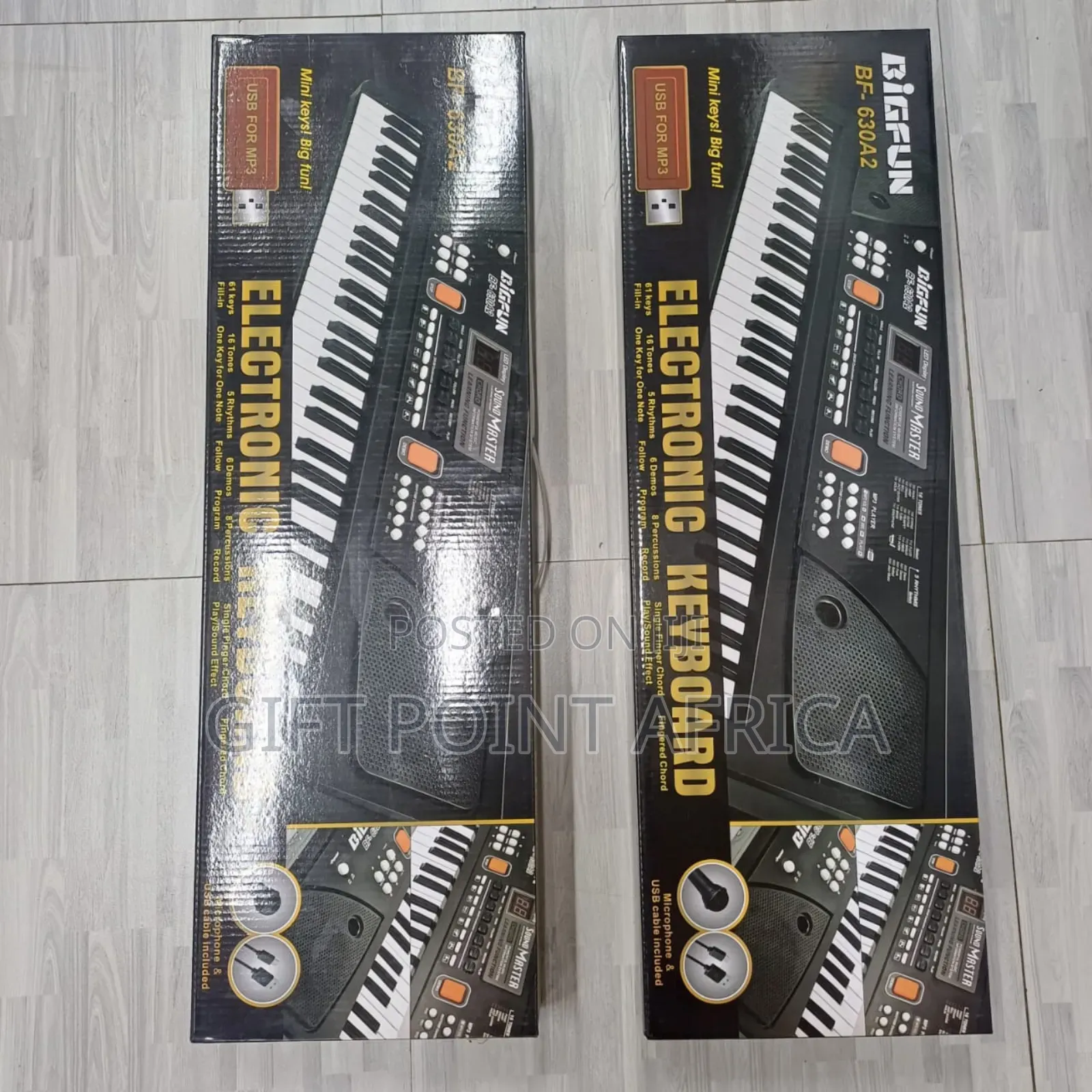 Electric 61 Keys Piano  With Free Microphone For Kids