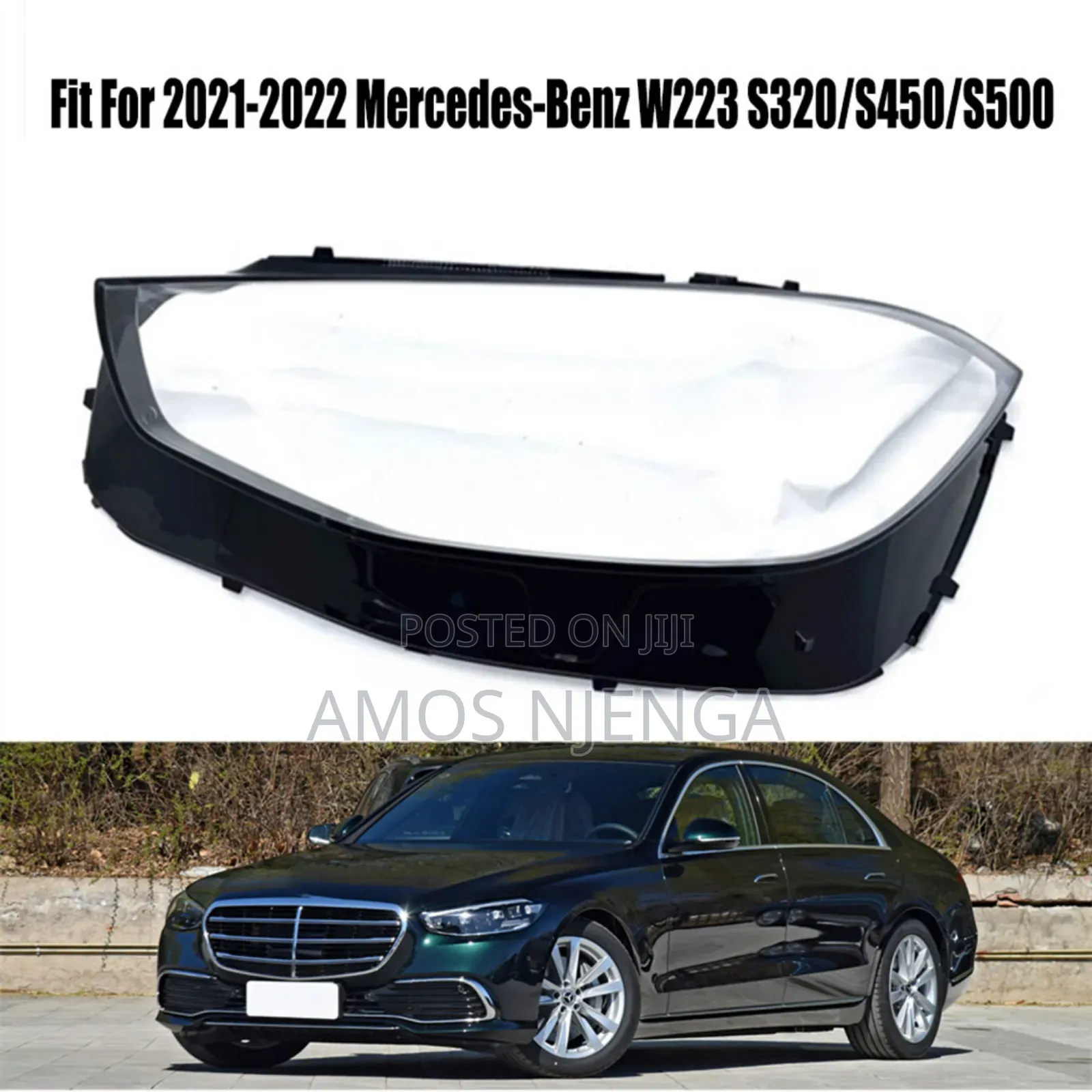 Mercedes Benz S Class W223,S320,S450 Headlight Lens