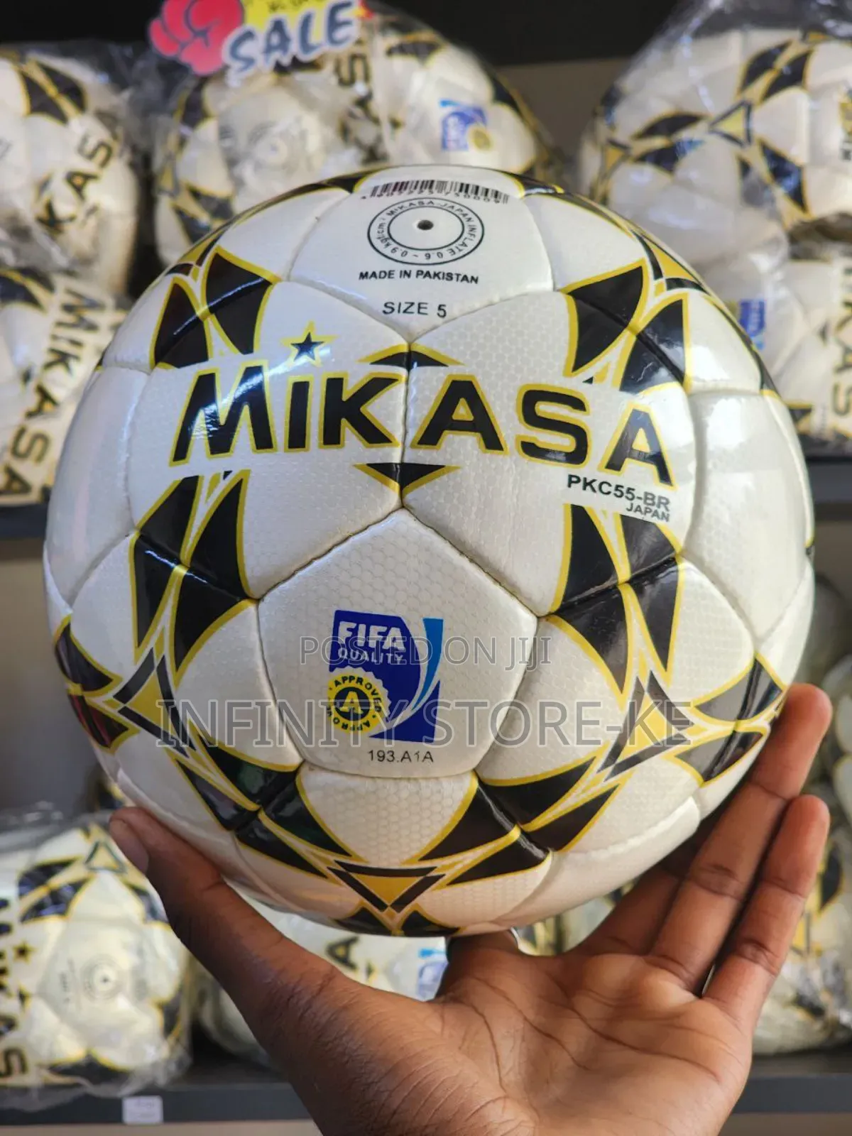 Premium Quality Original Mikasa Soccer Football Size 5 Fifa Approved