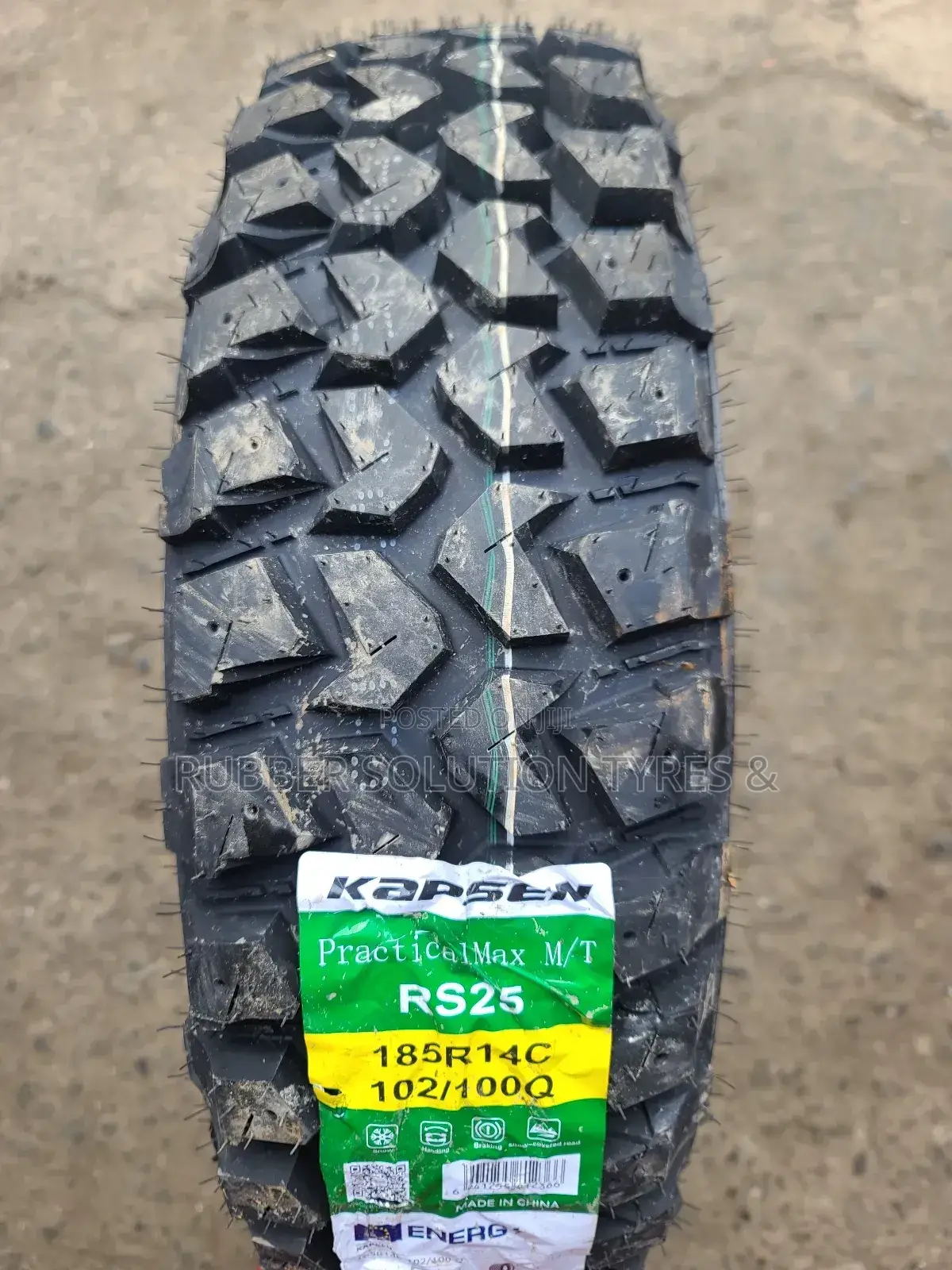 185 R14 C Kapsen Tyres Practicalmax M/T Mud-Terrain
