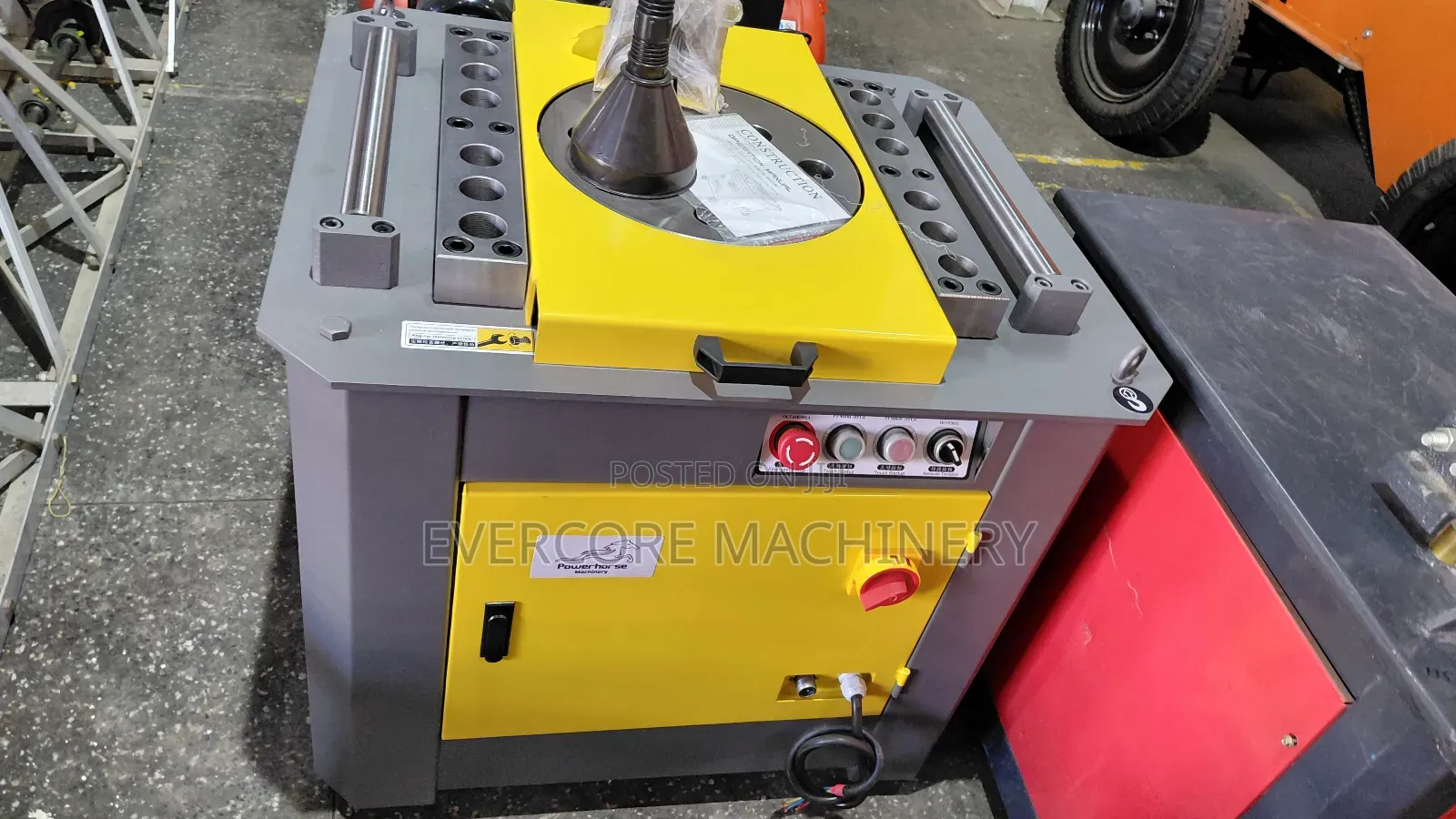 Electric Bar Bender Machine for Industrial Sites.