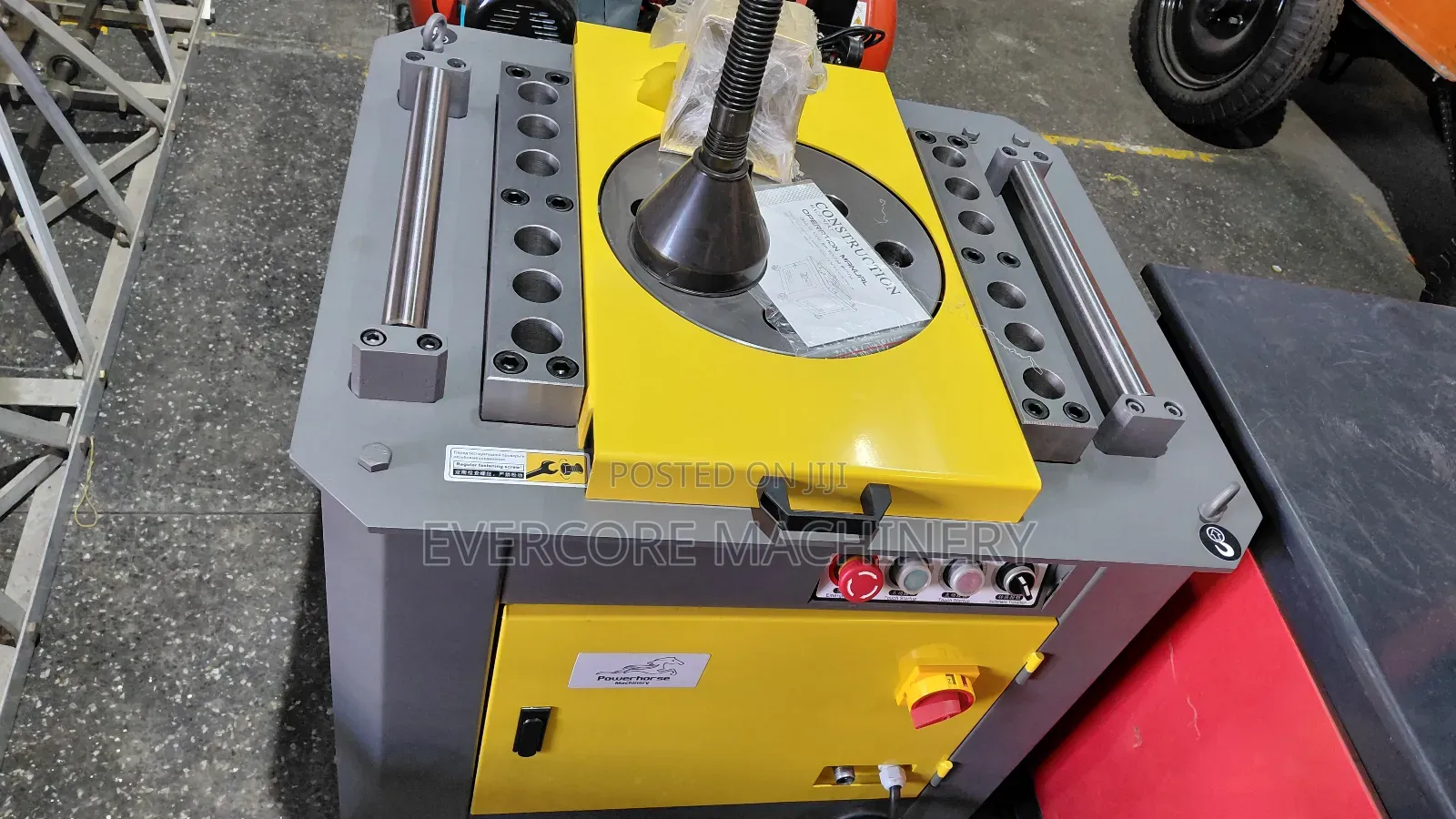 Electric Bar Bender Machine for Industrial Sites.