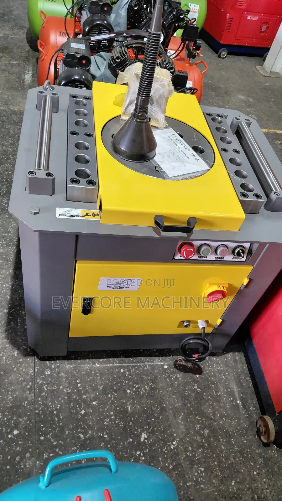 Electric Bar Bender Machine for Industrial Sites.