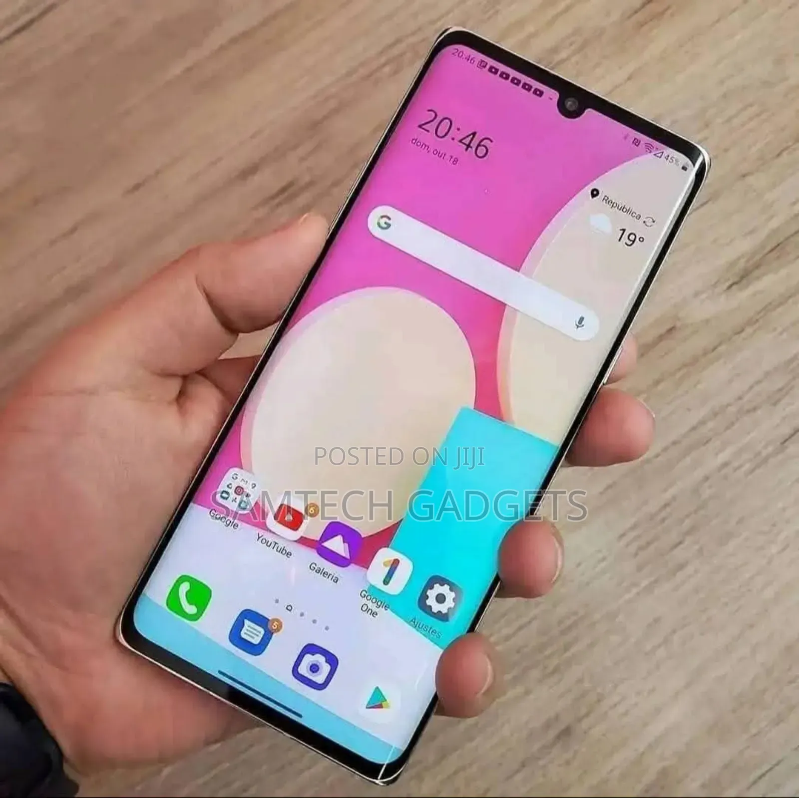 LG Velvet 128 GB Pink