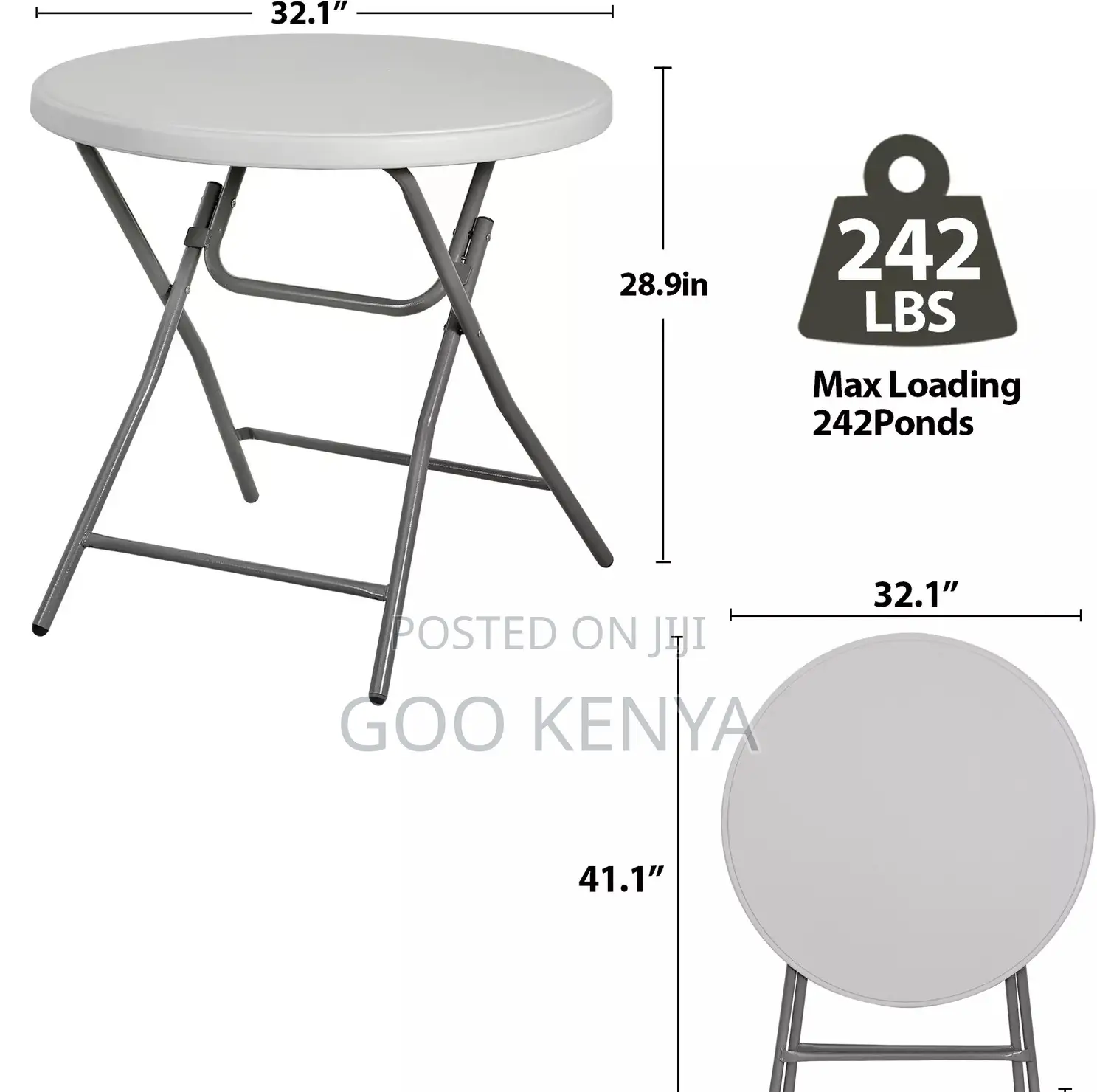 Home Table; Folding Outdoor Dining Table, Waterproof and Easy to Carry