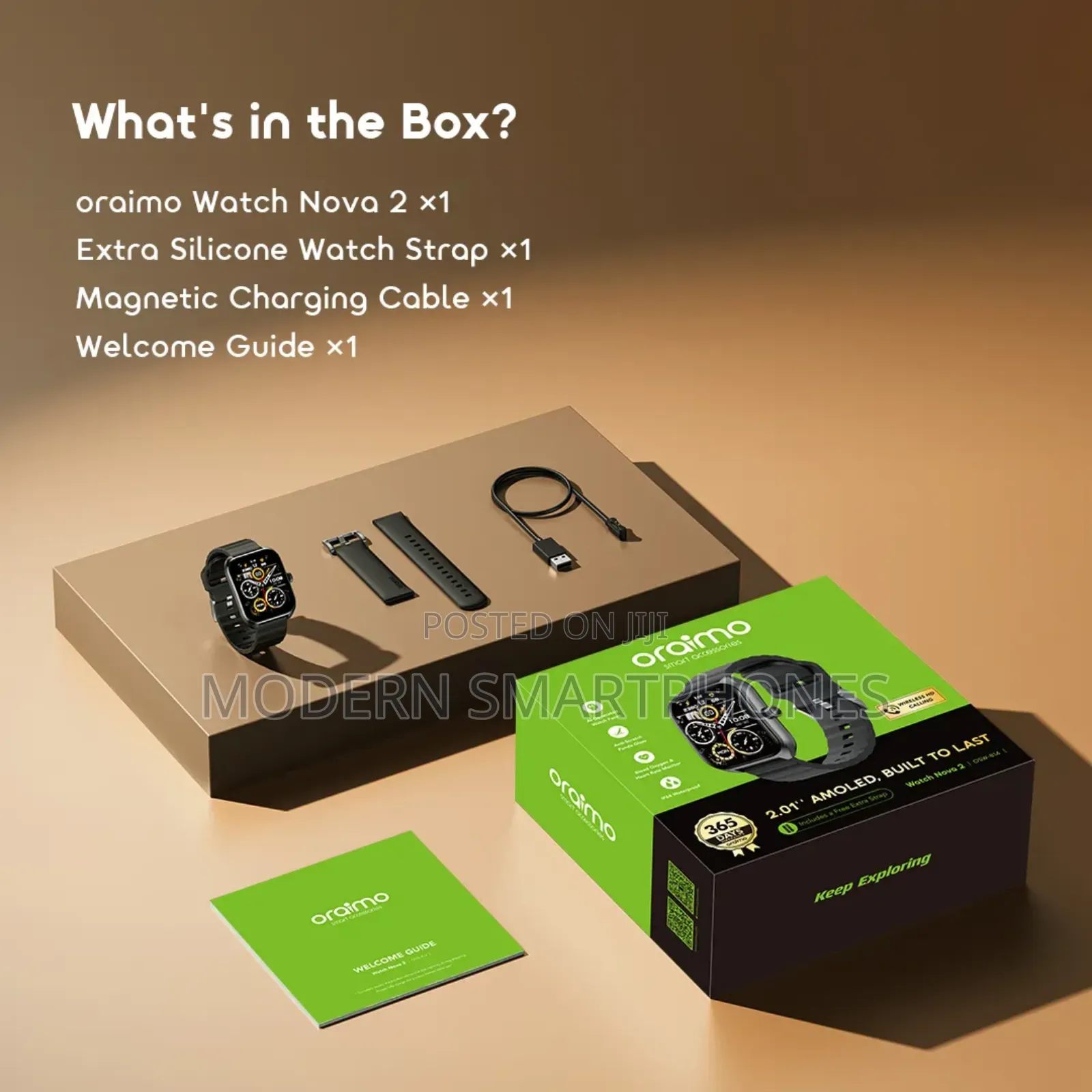 Oraimo Watch Nova 2 2.01" Amoled

Wireless Hd Calling Smart Watch